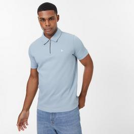 Jack Wills JW Zip Polo T Shirt