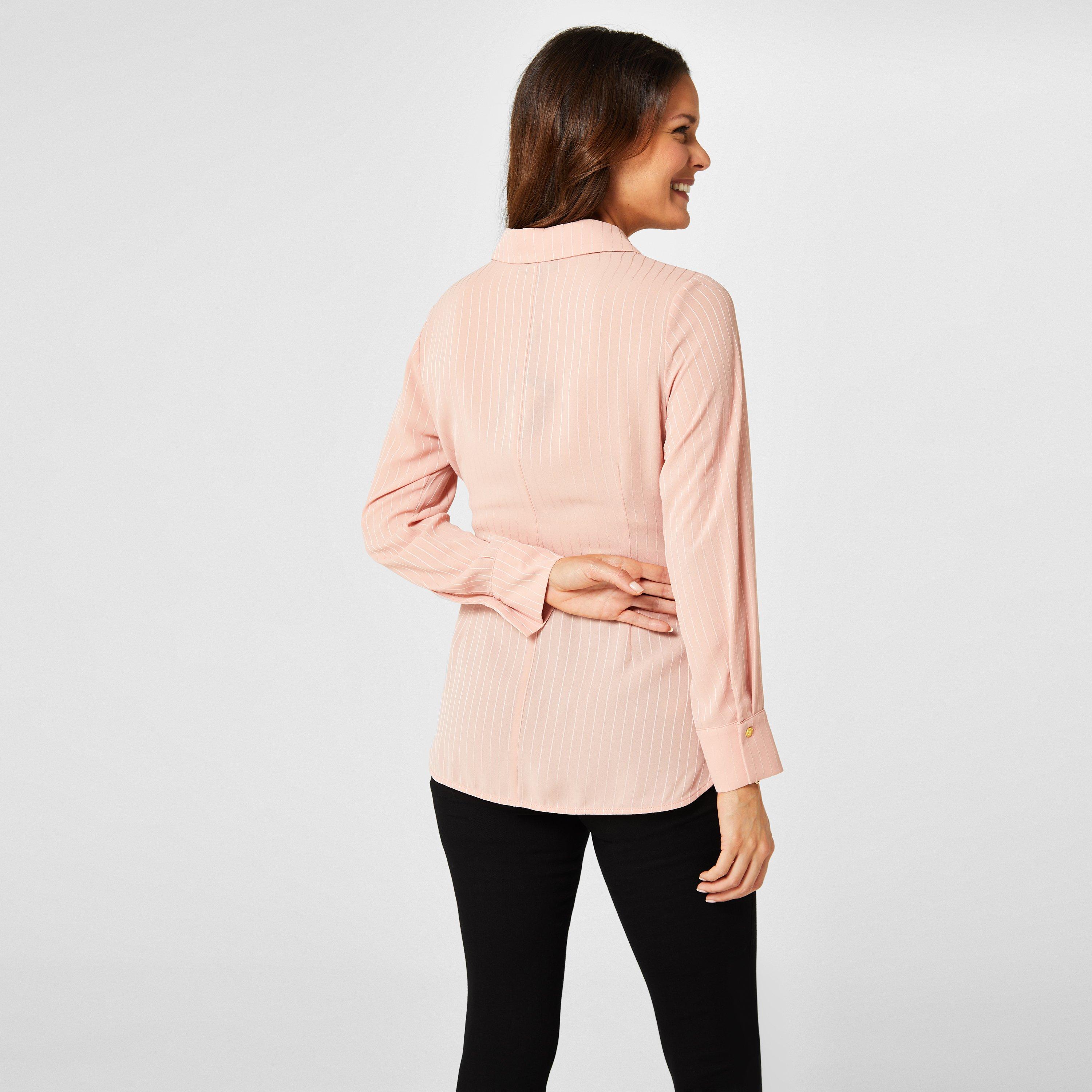 Stripe Lurex - Biba - Biba Tie Side Shirt - 2