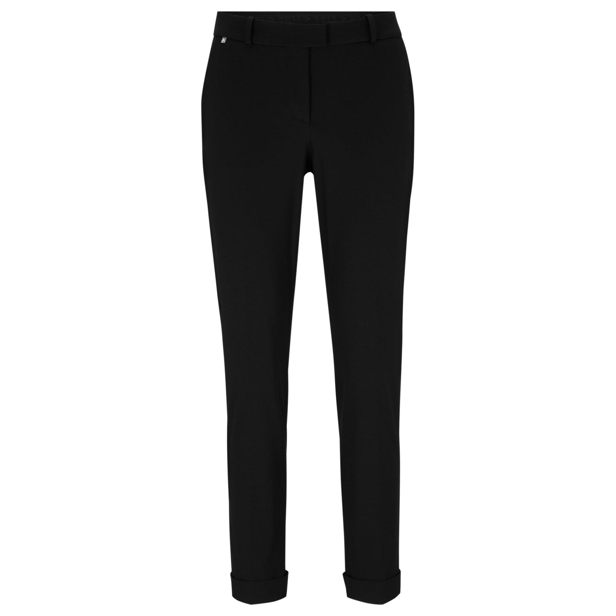 Boss Women's Tobaluka9 Straight Trousers - Black 001 - 4 (XXS)