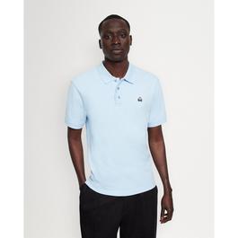 Moose Knuckles Gold Pique Polo Shirt