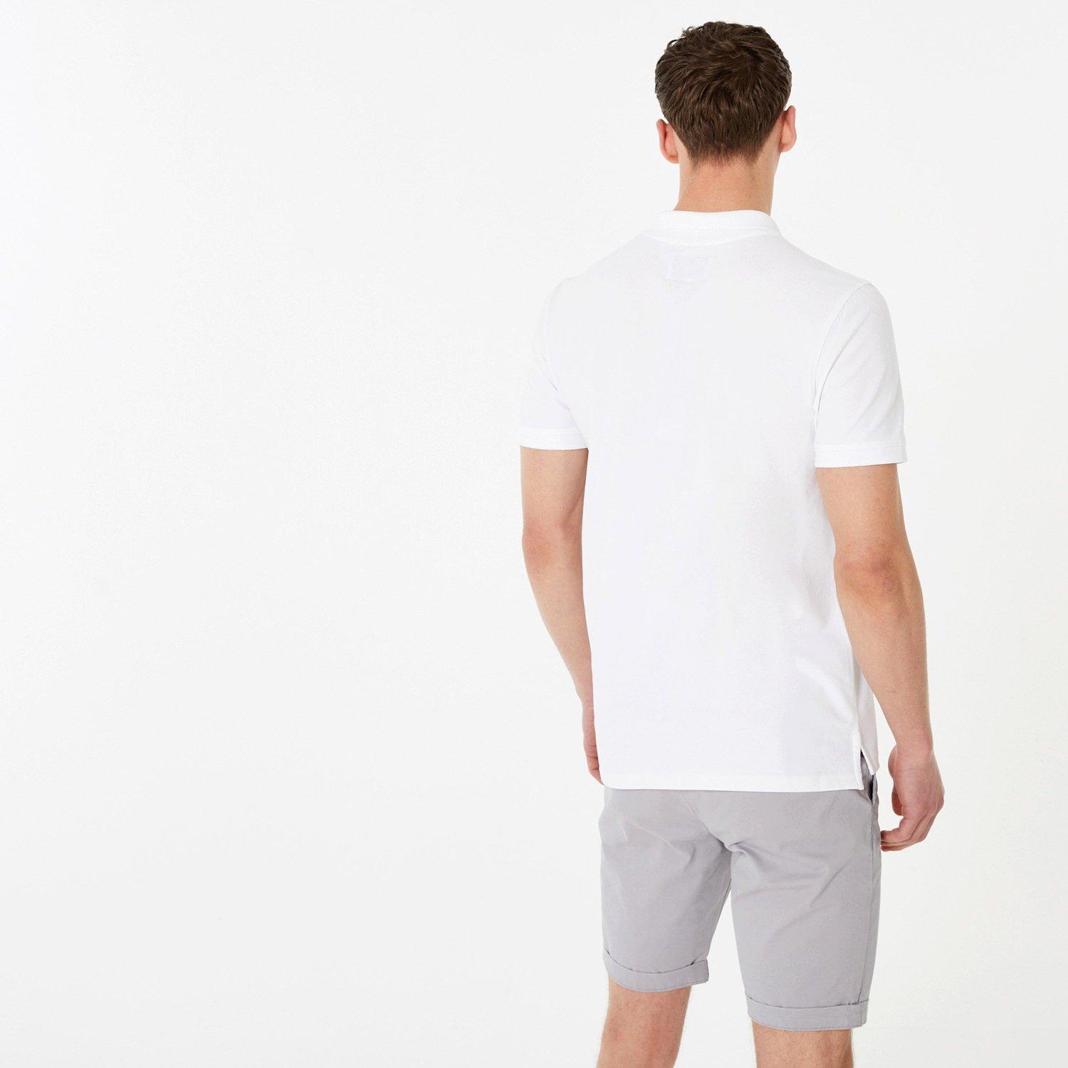 White - Jack Wills - Eaton Stretch Polo - 2