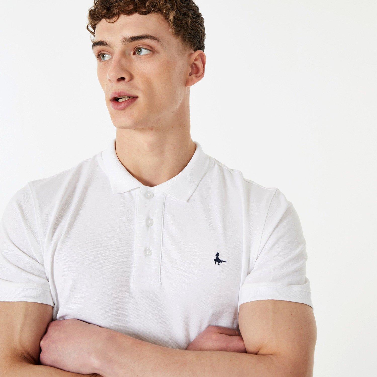 White - Jack Wills - Eaton Stretch Polo - 3