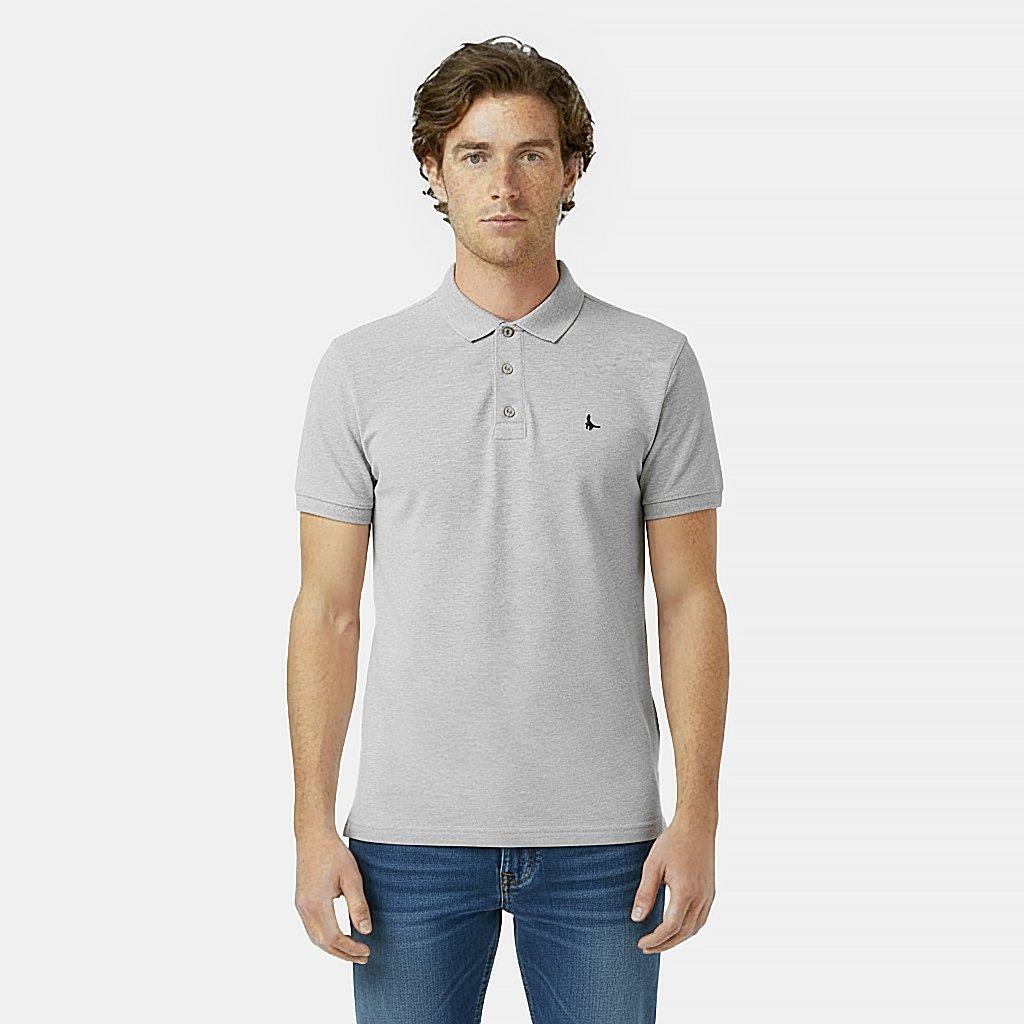 Grey Marl - Jack Wills - Jack Eaton Stretch Polo - 3