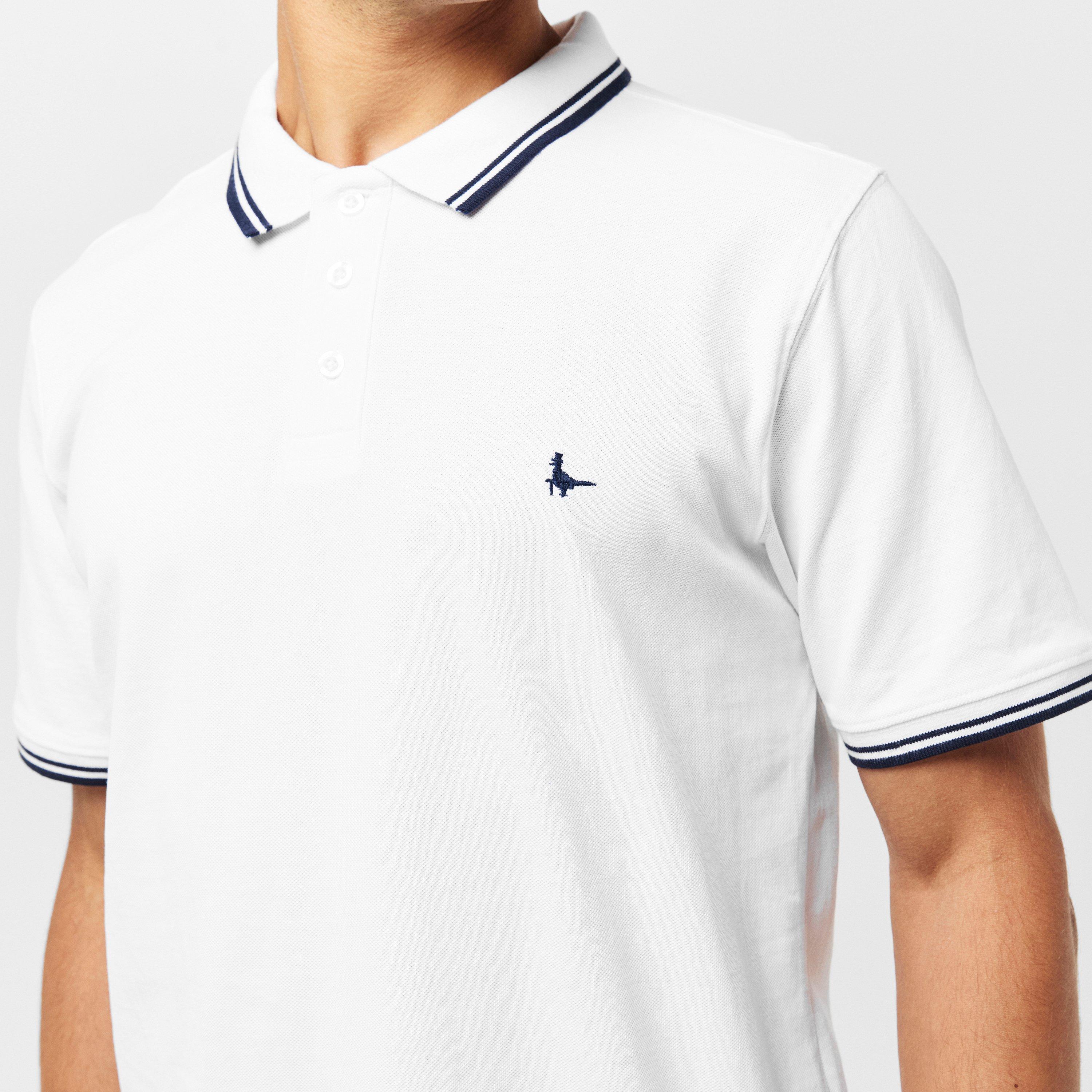 White - Jack Wills - Edgeware Tipped Polo - 5