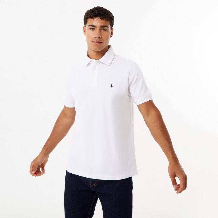 Blanc - Jack Wills - Spalding Shirt Kurzarm-Polo Shirt - 1