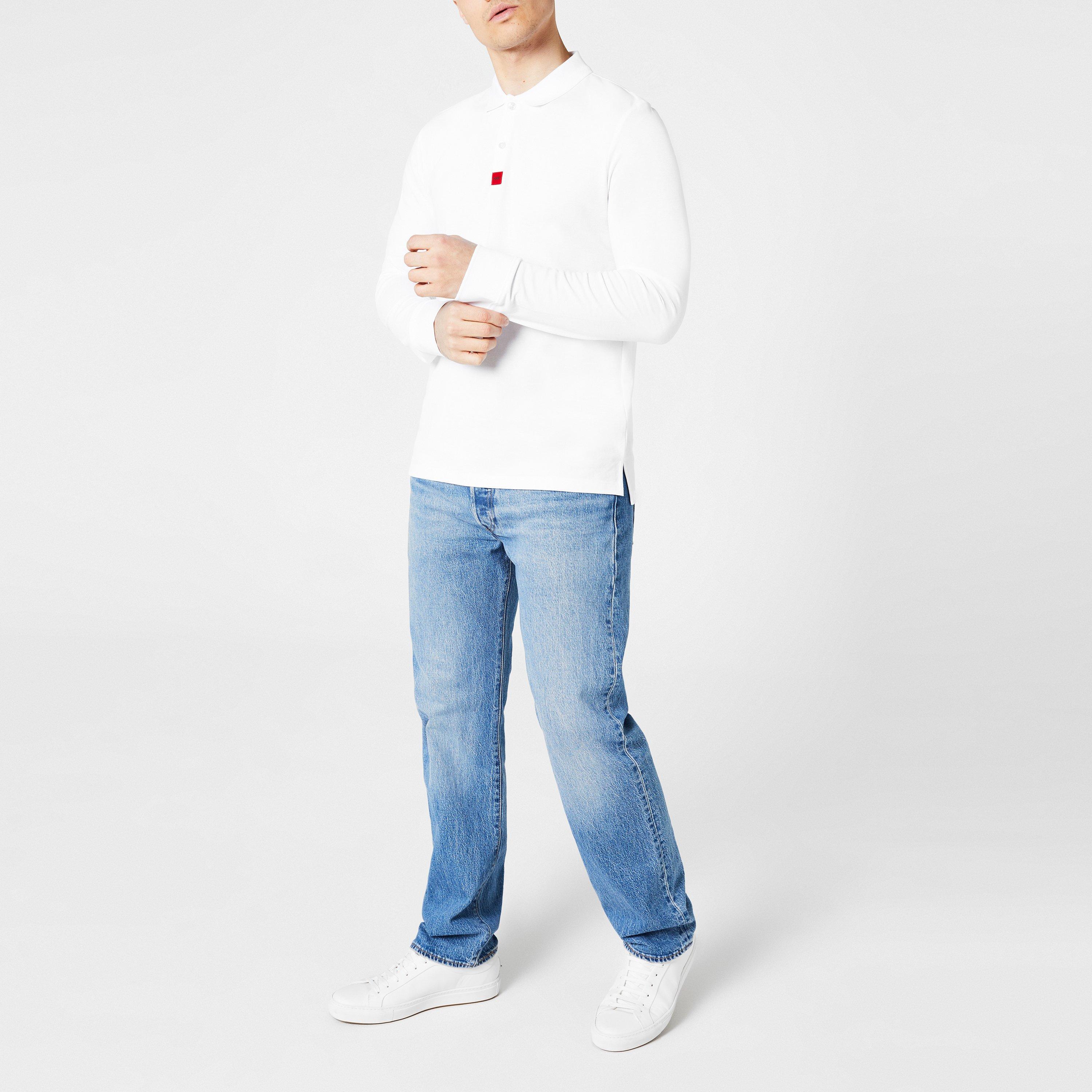 White 100 - Hugo - Hugo Boss Deresolo Polo Shirt - 3