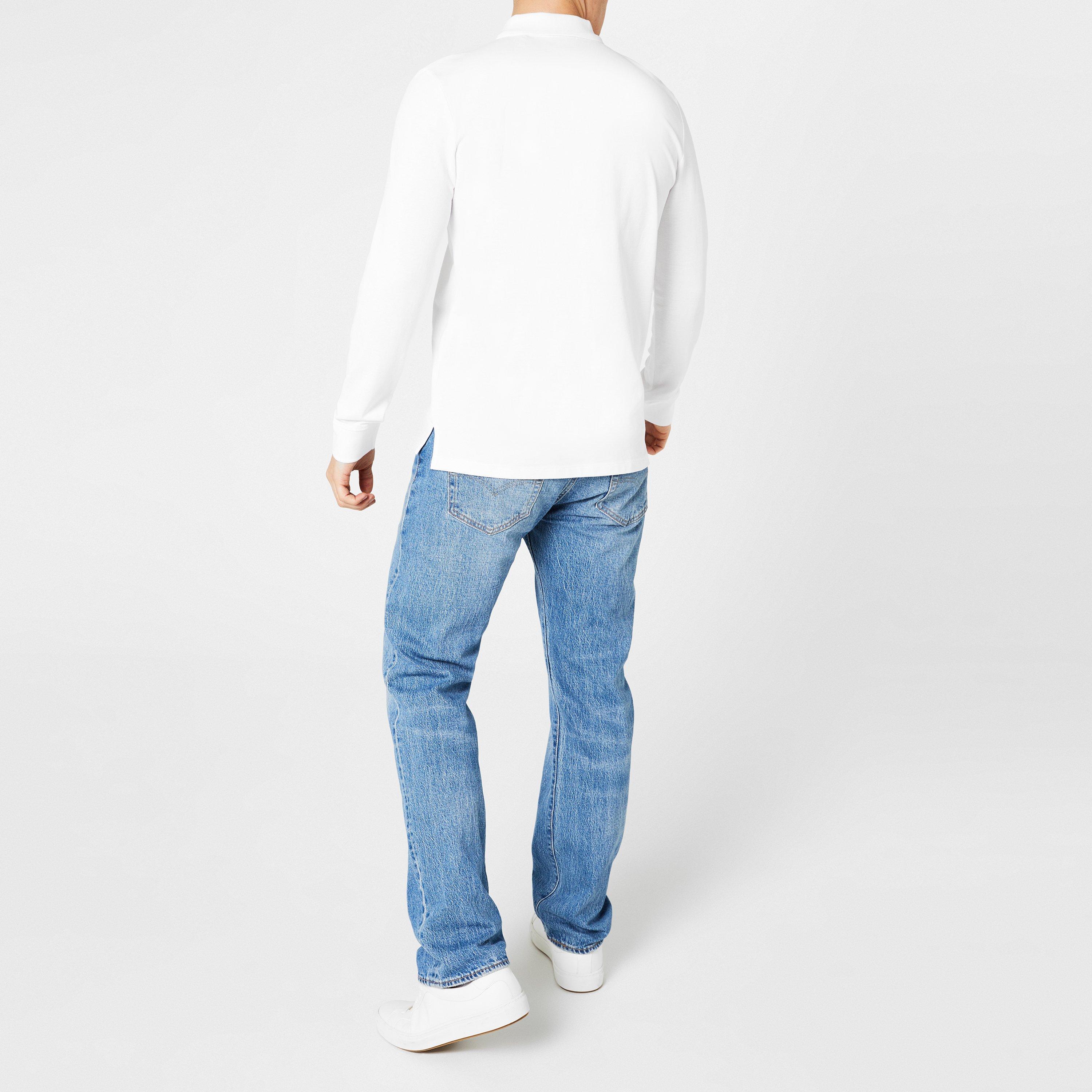 White 100 - Hugo - Hugo Boss Deresolo Polo Shirt - 4