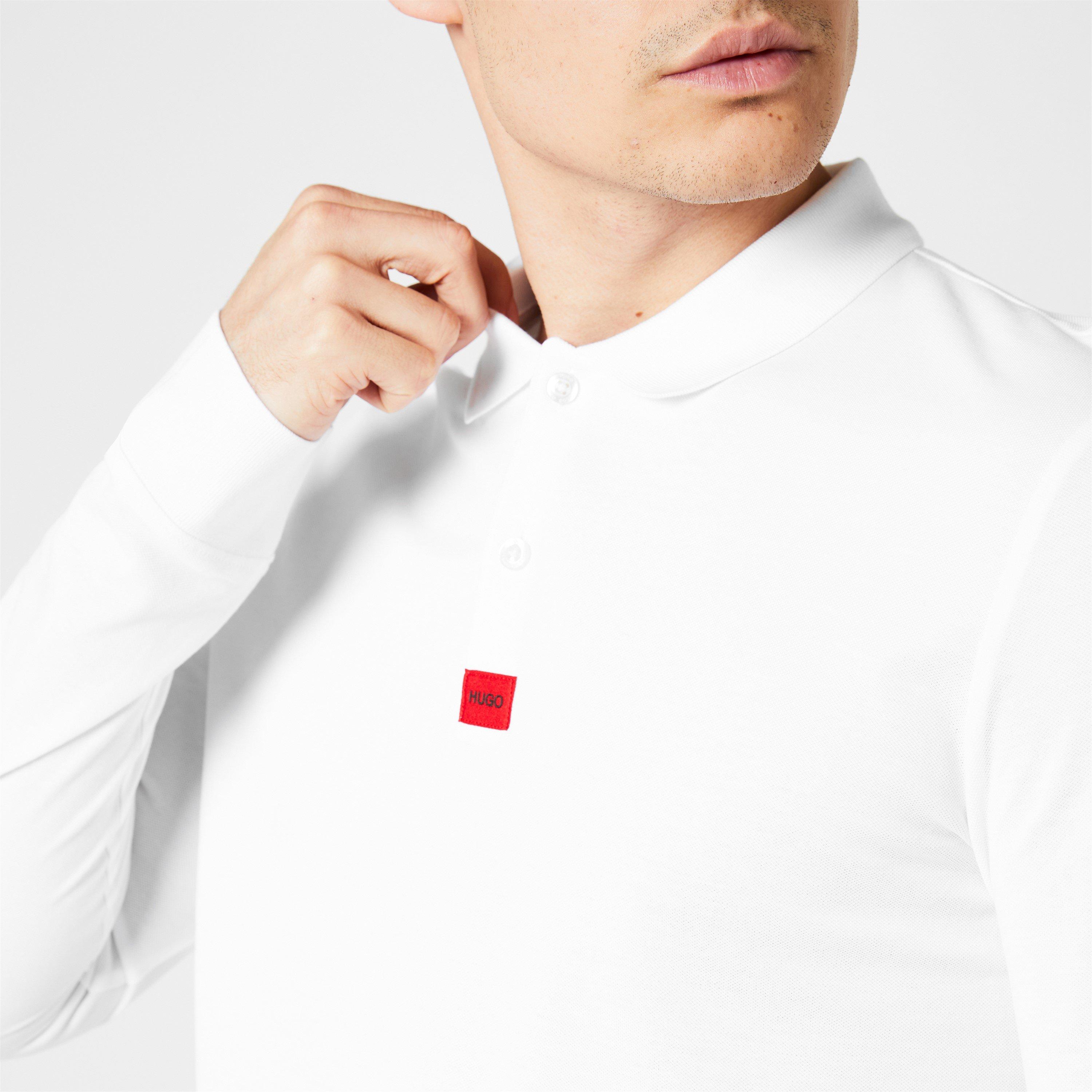 White 100 - Hugo - Hugo Boss Deresolo Polo Shirt - 5