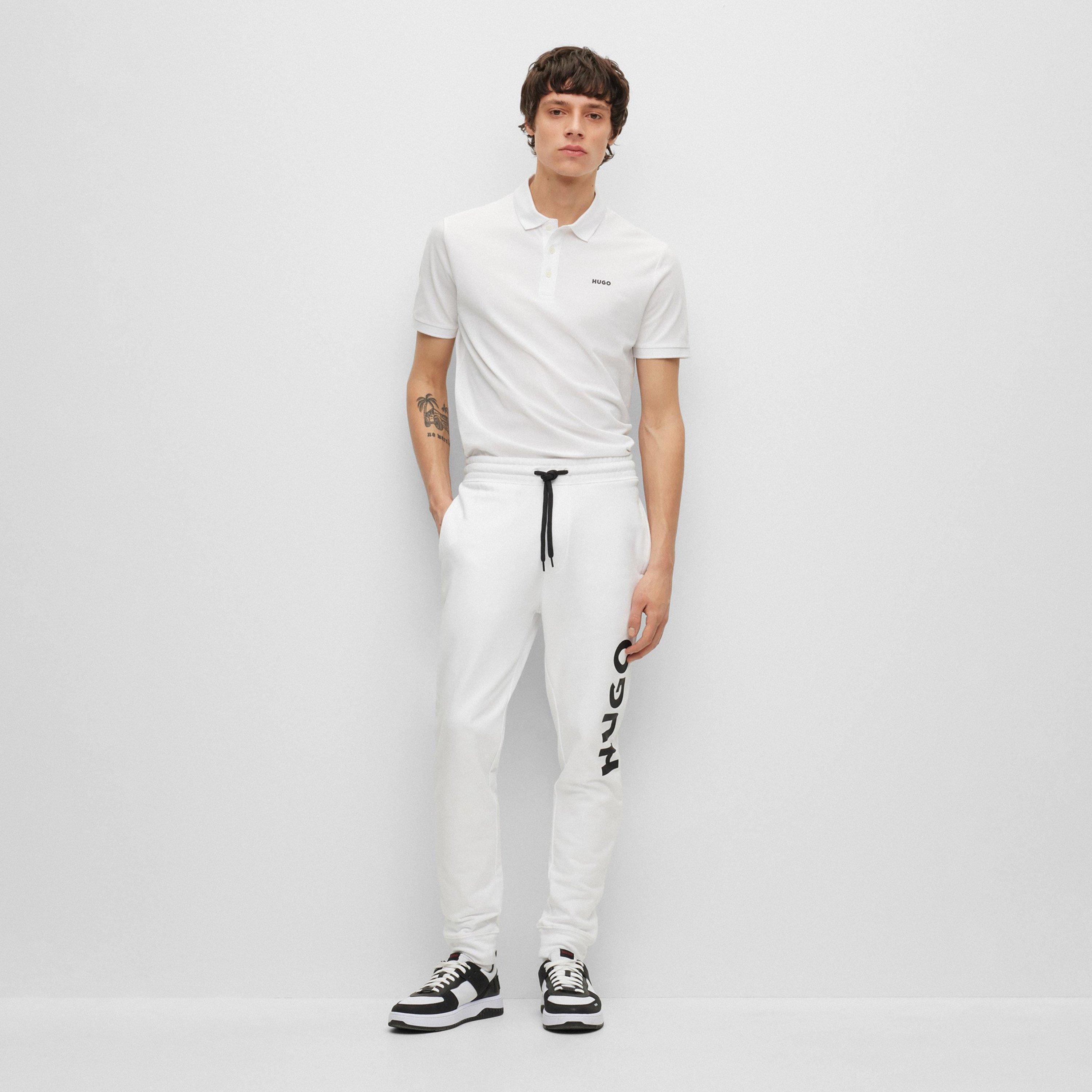 White - Hugo - Donos Polo Shirt Mens - 5