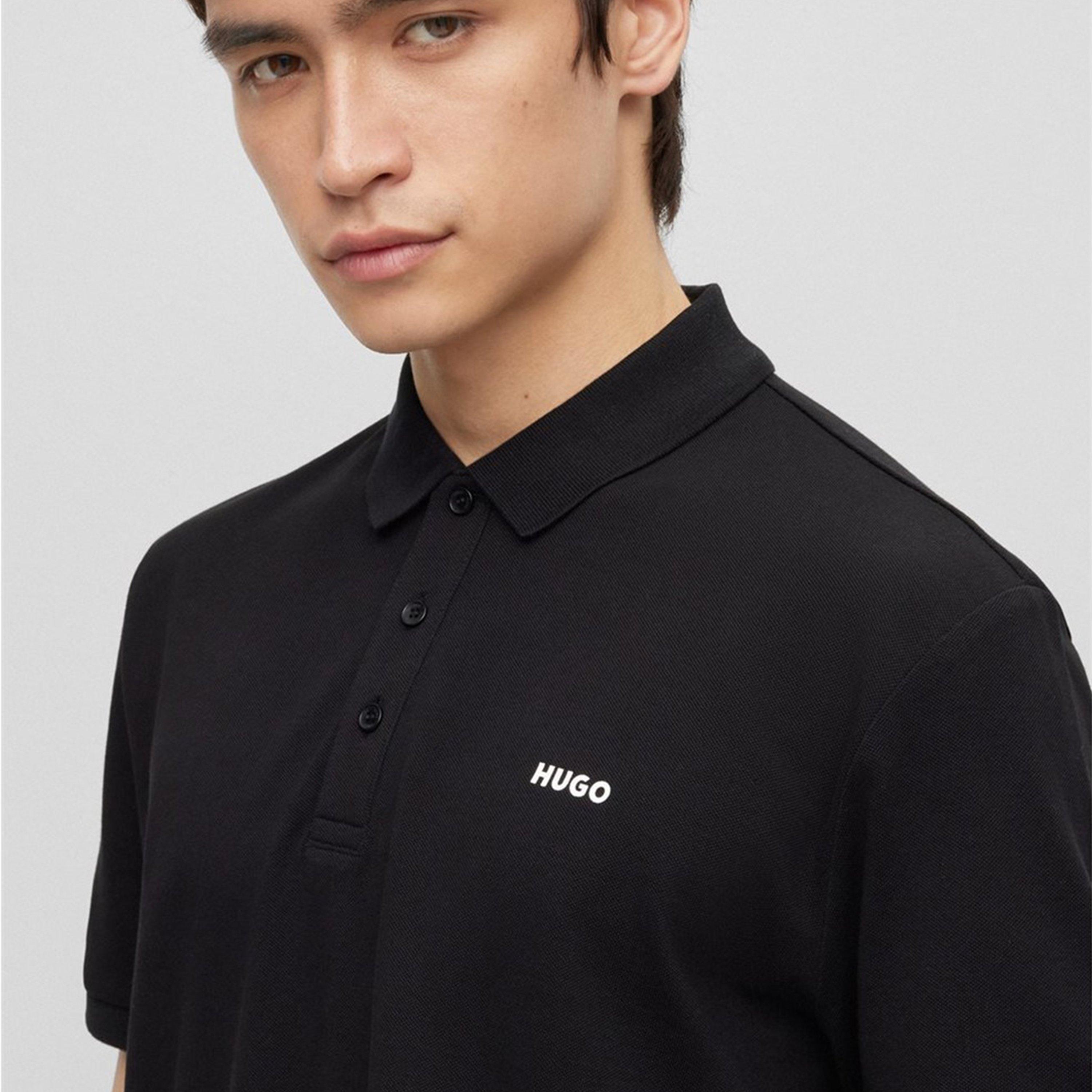 Black - Hugo - Donos Polo Shirt Mens - 4