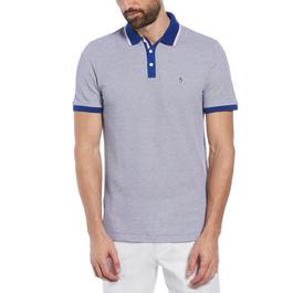 Original Penguin Original Penguin Jacquard Polo Shirt Mens