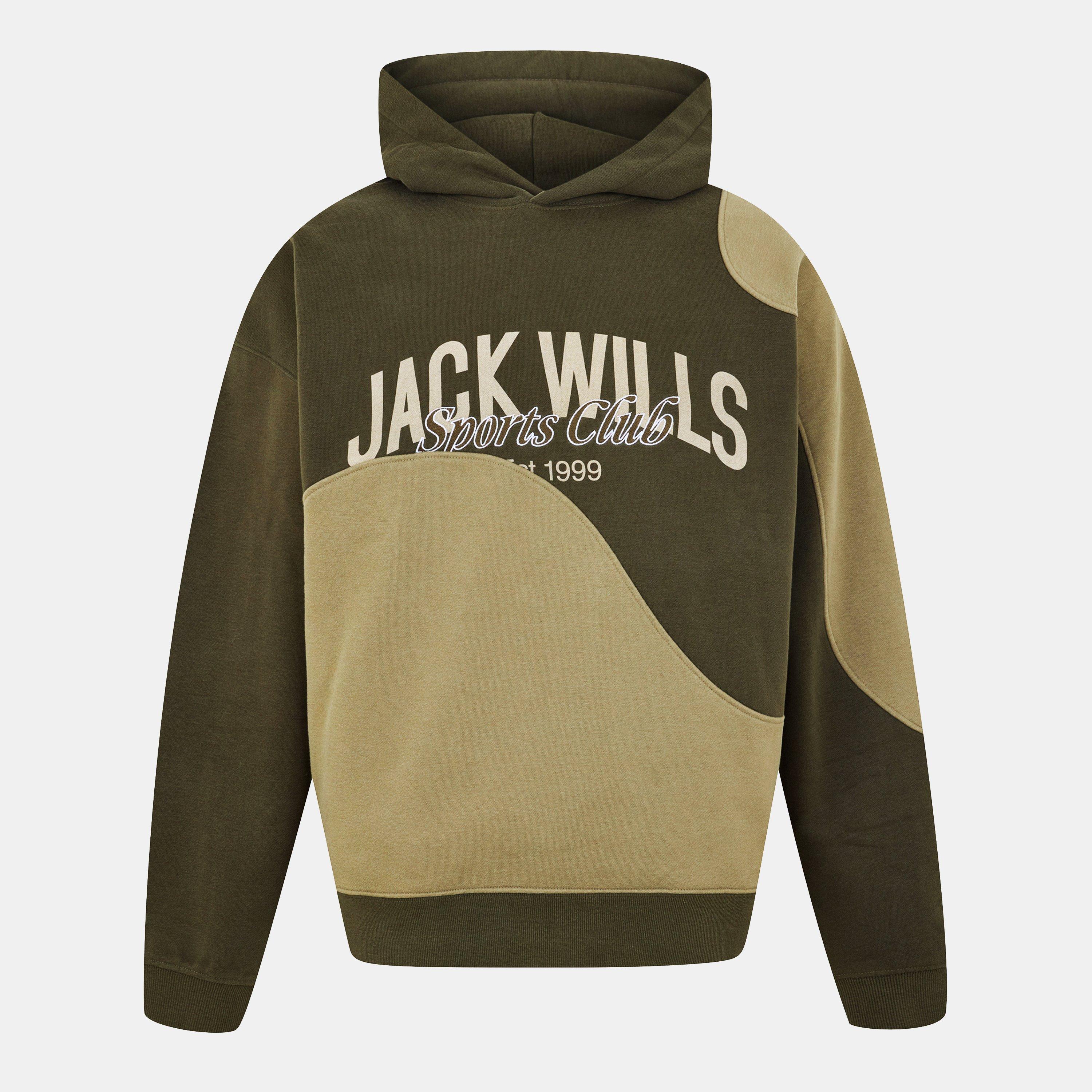 Jack Wills Men's Jw Abstract Hoodie - Leaf/Trekking - XS