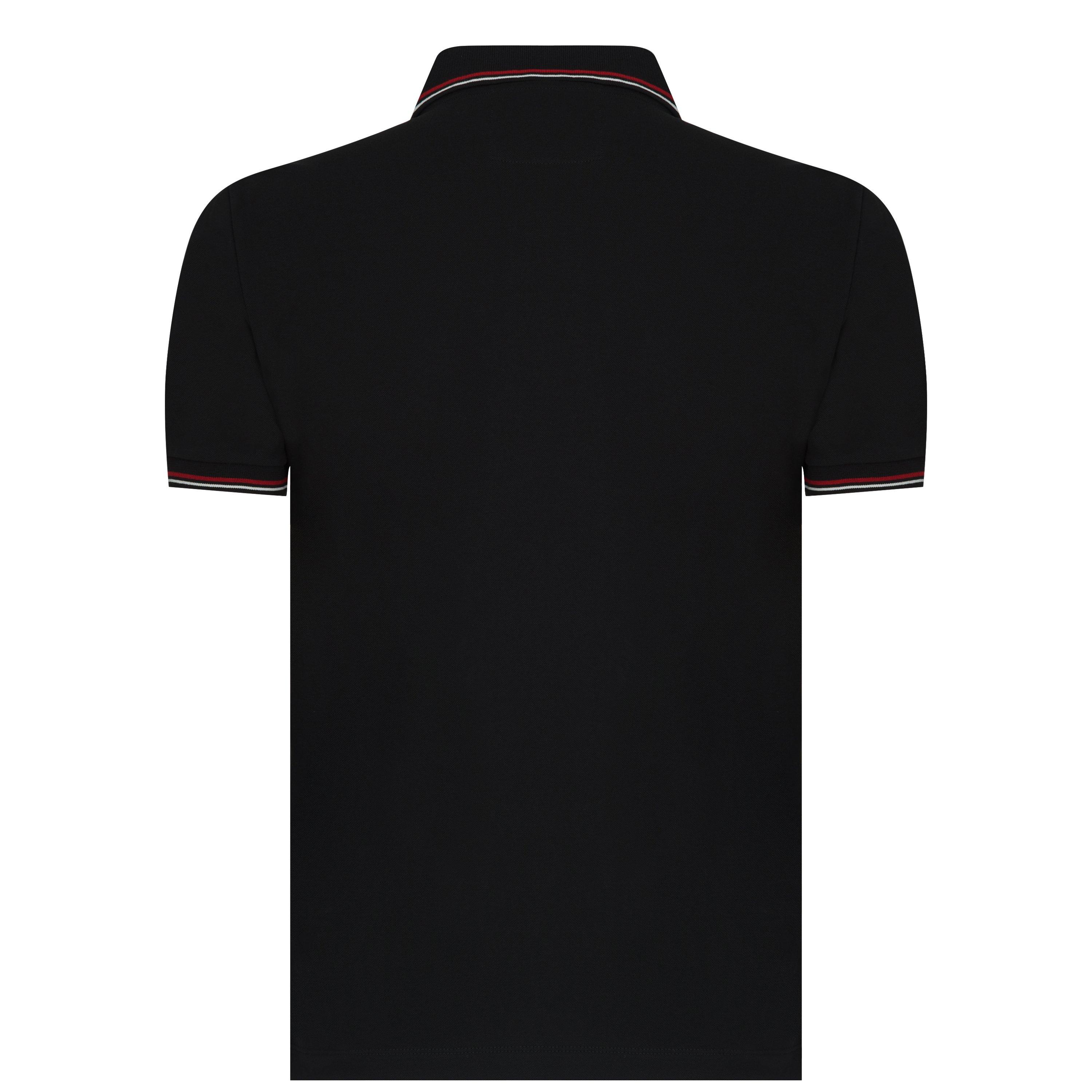 Black 0999 - Emporio Armani - Men's Regular Fit Polo Shirt - 2
