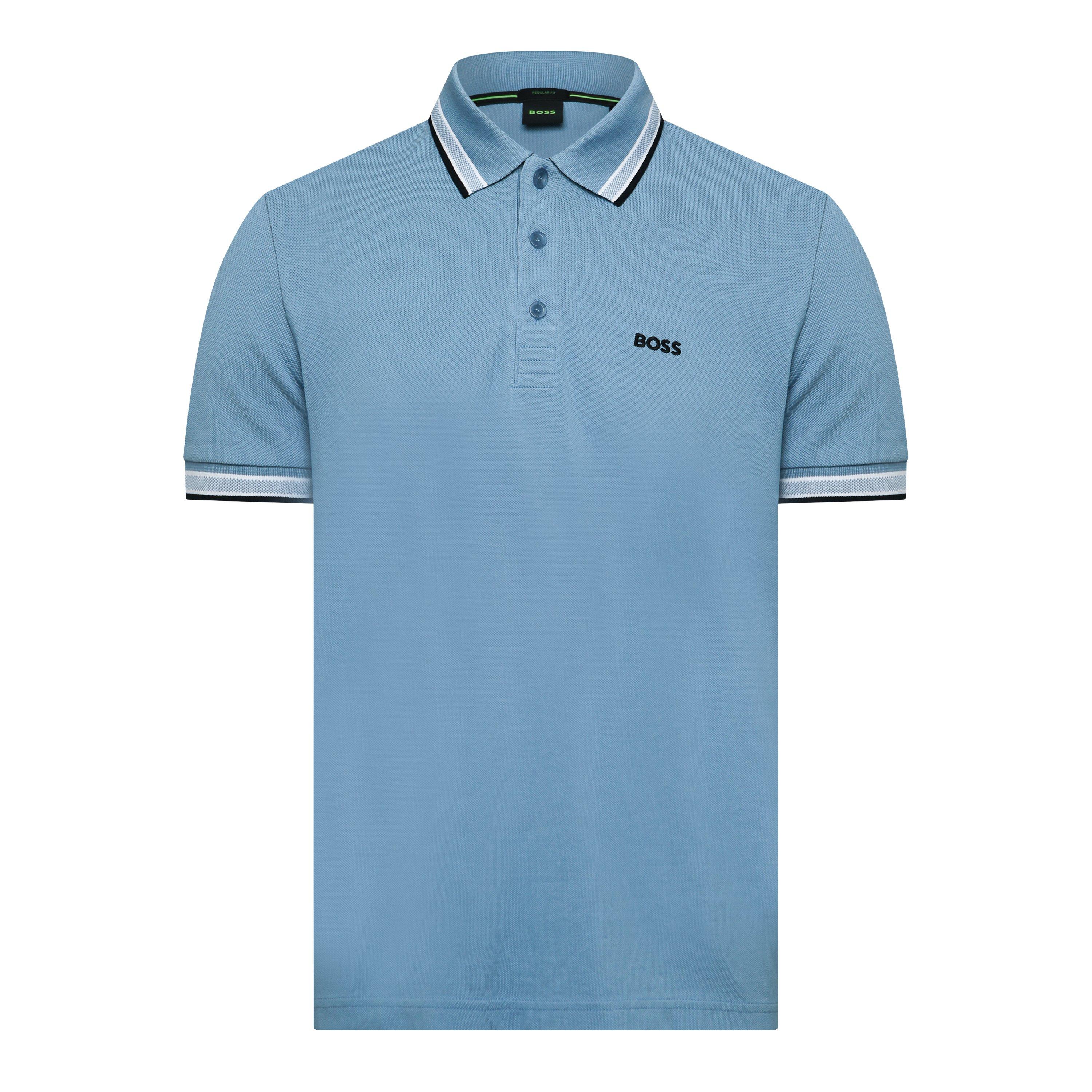Boss Mens BOSS GREEN Paddy Polo Shirt with Contrast Tipping