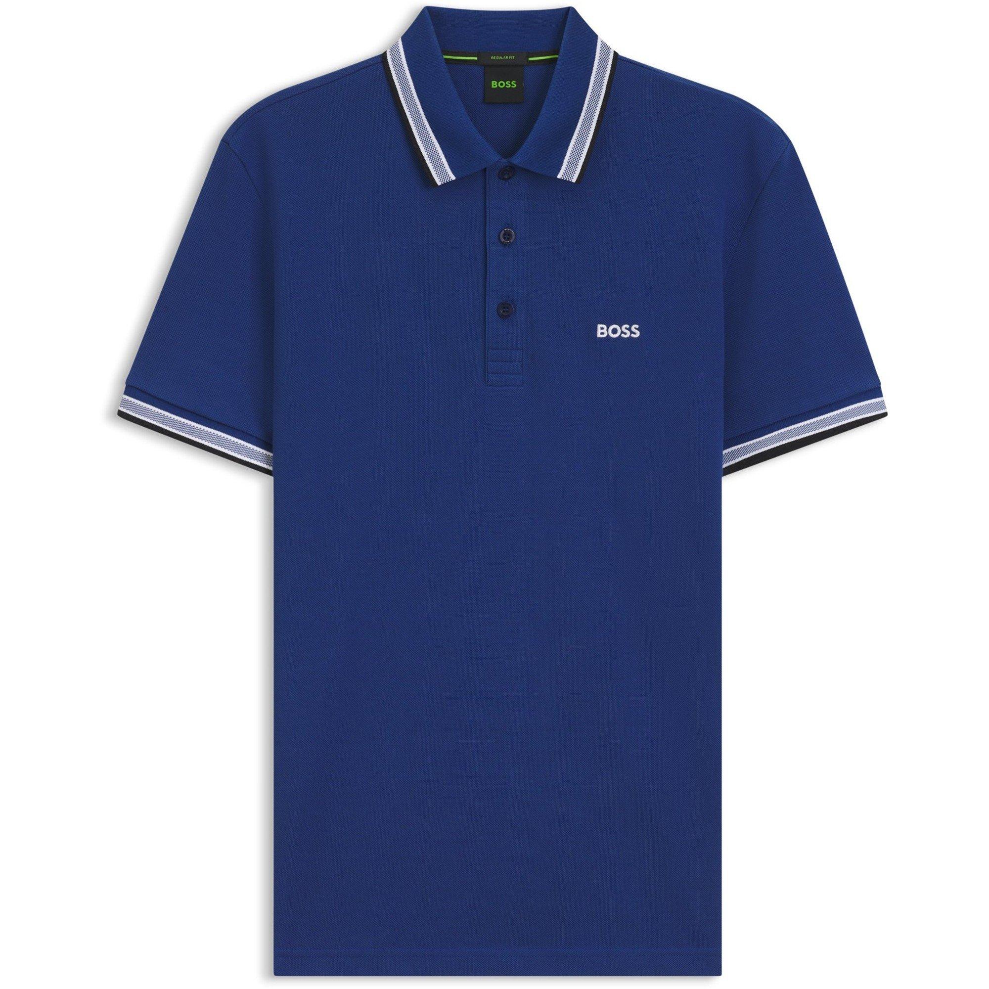 Boss Mens BOSS GREEN Paddy Polo Shirt with Contrast Tipping