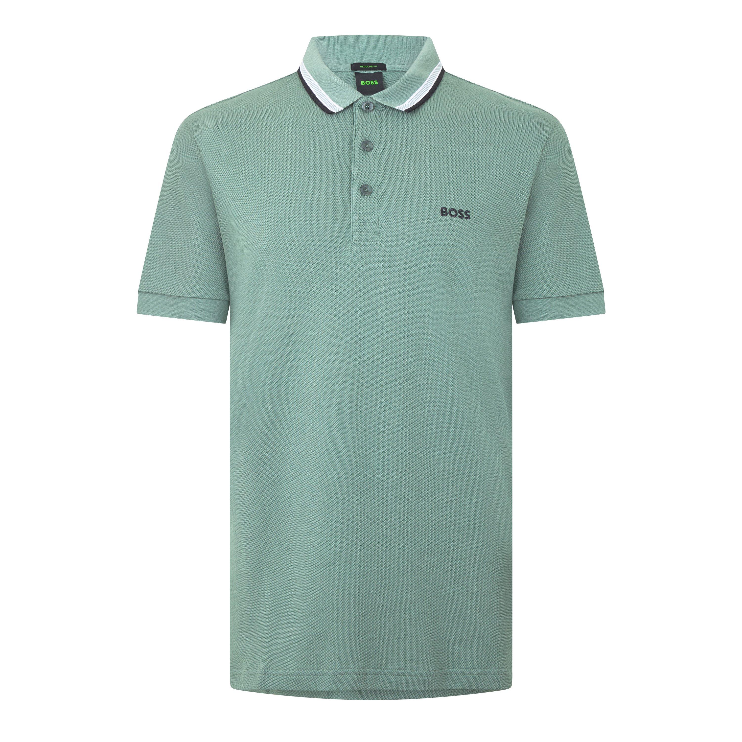 Boss Mens BOSS GREEN Paddy Polo Shirt with Contrast Tipping