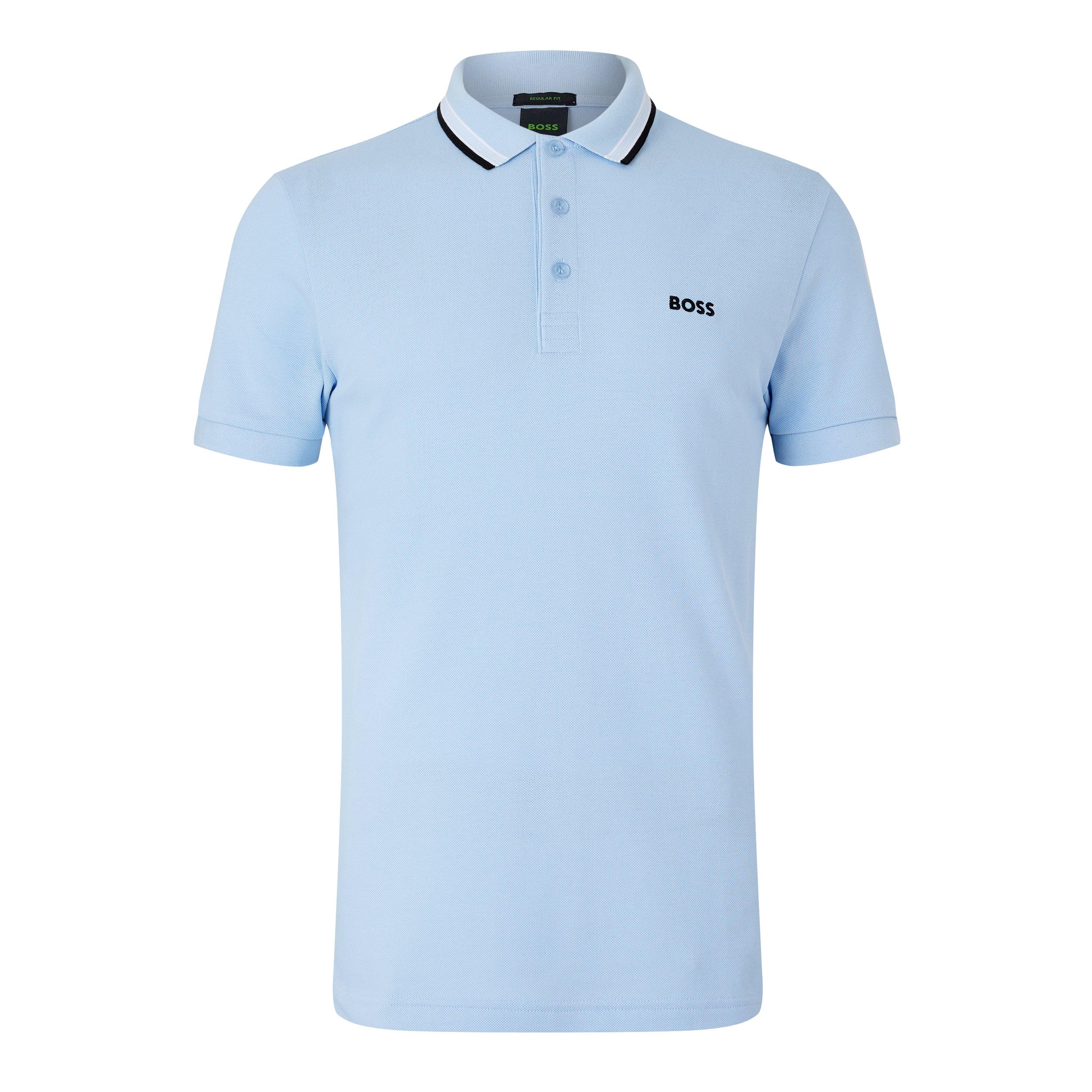Mens BOSS GREEN Paddy Polo Shirt with Contrast Tipping