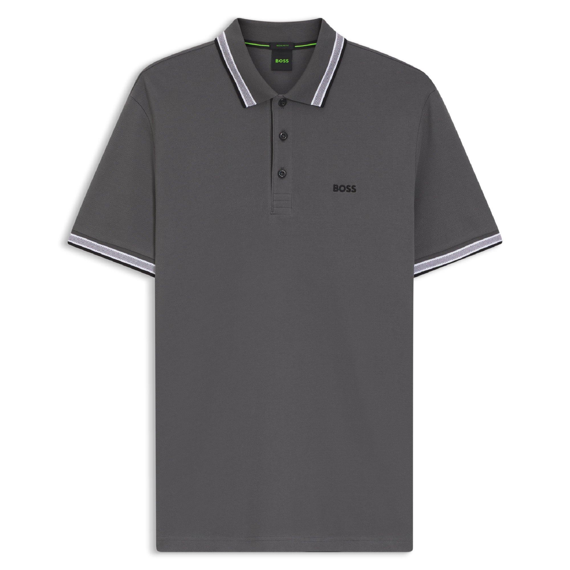 Boss Mens BOSS GREEN Paddy Polo Shirt with Contrast Tipping