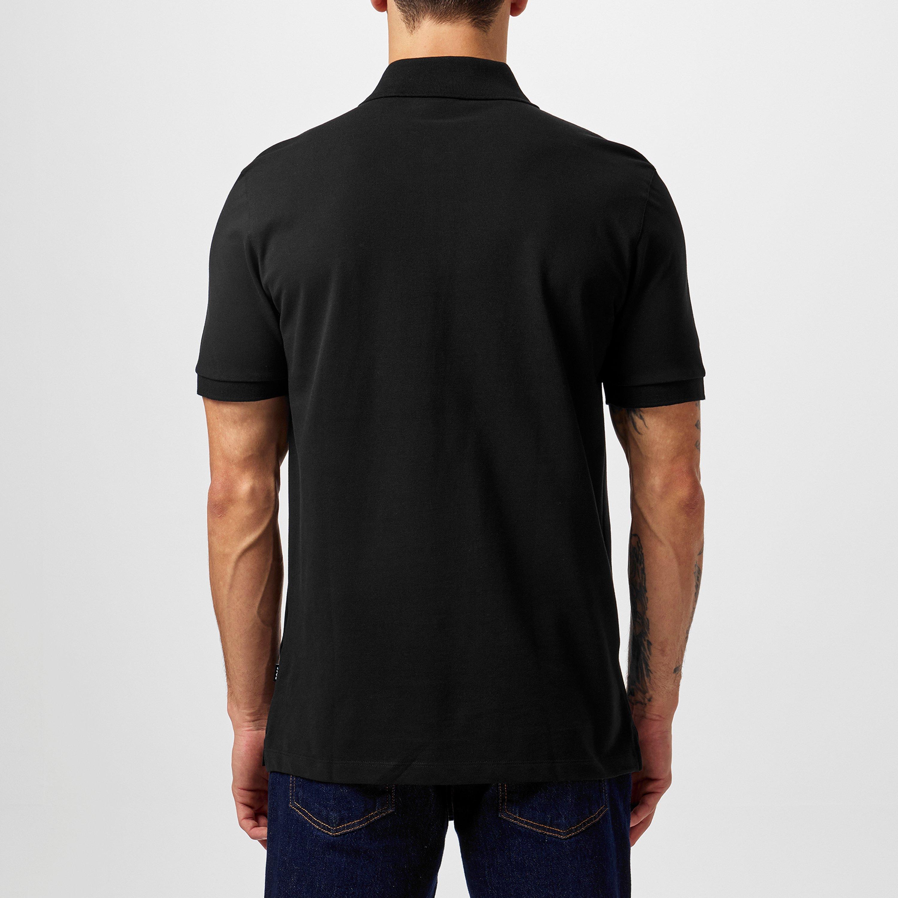 Black 001 - Boss - Mens BOSS BLACK Pallas Polo Iconic Logo Embroidered Shirt - 4