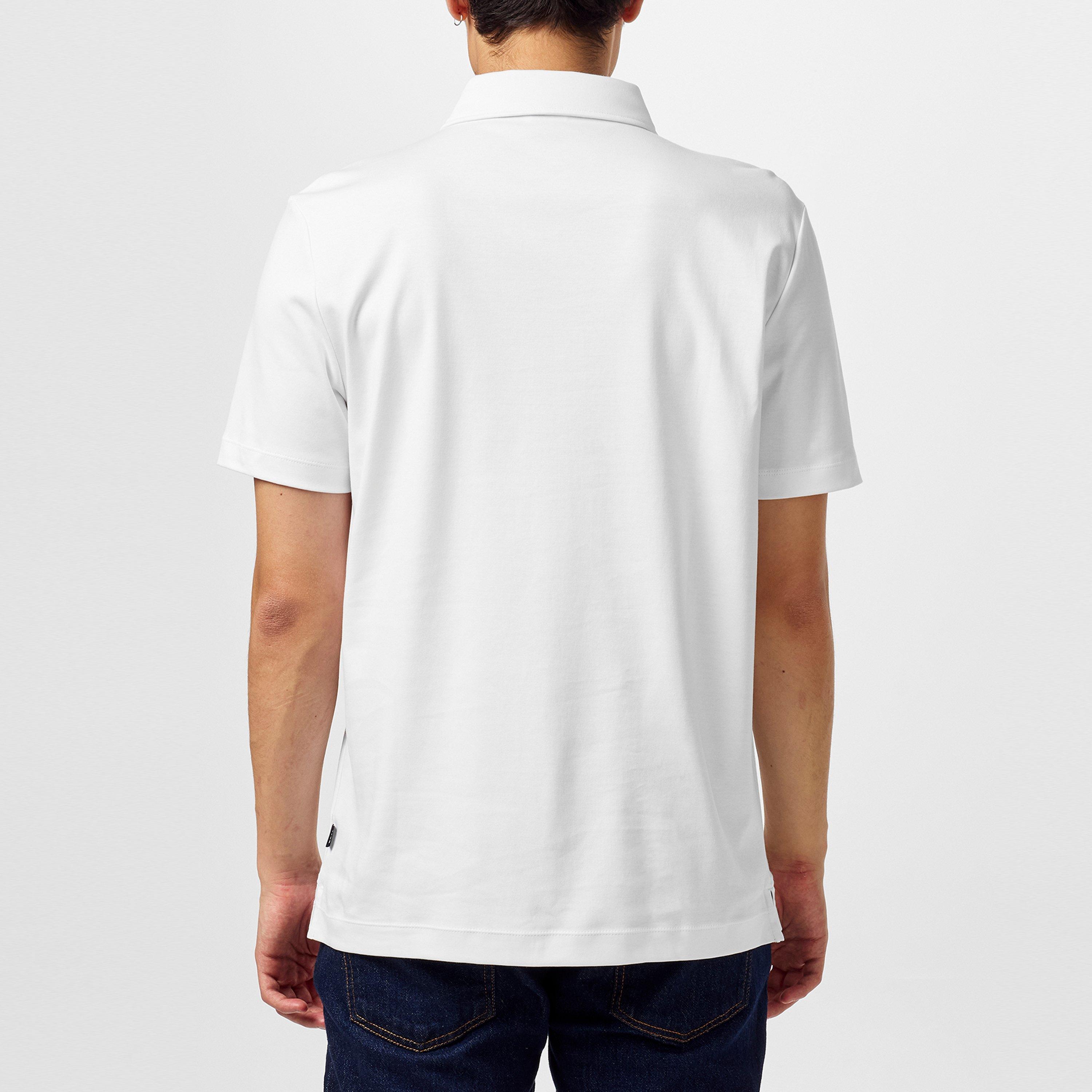 White 100 - Boss - Men's Black Palosh 30 Slim Fit Polo Shirt - 4