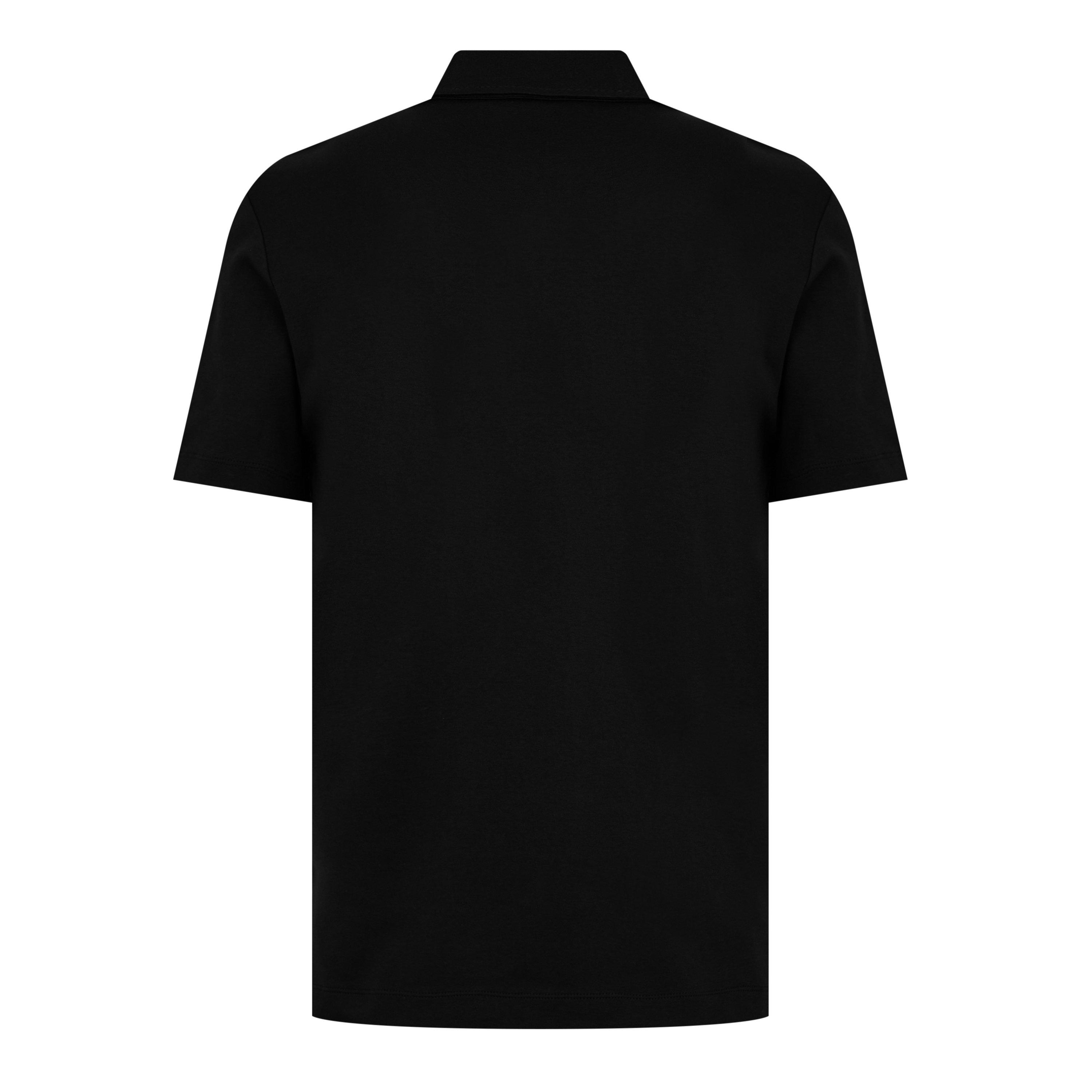 Black 001 - Boss - Mens BOSS BLACK Short Sleeve Polo Shirt with Logo Detail - Slim Fit - 6