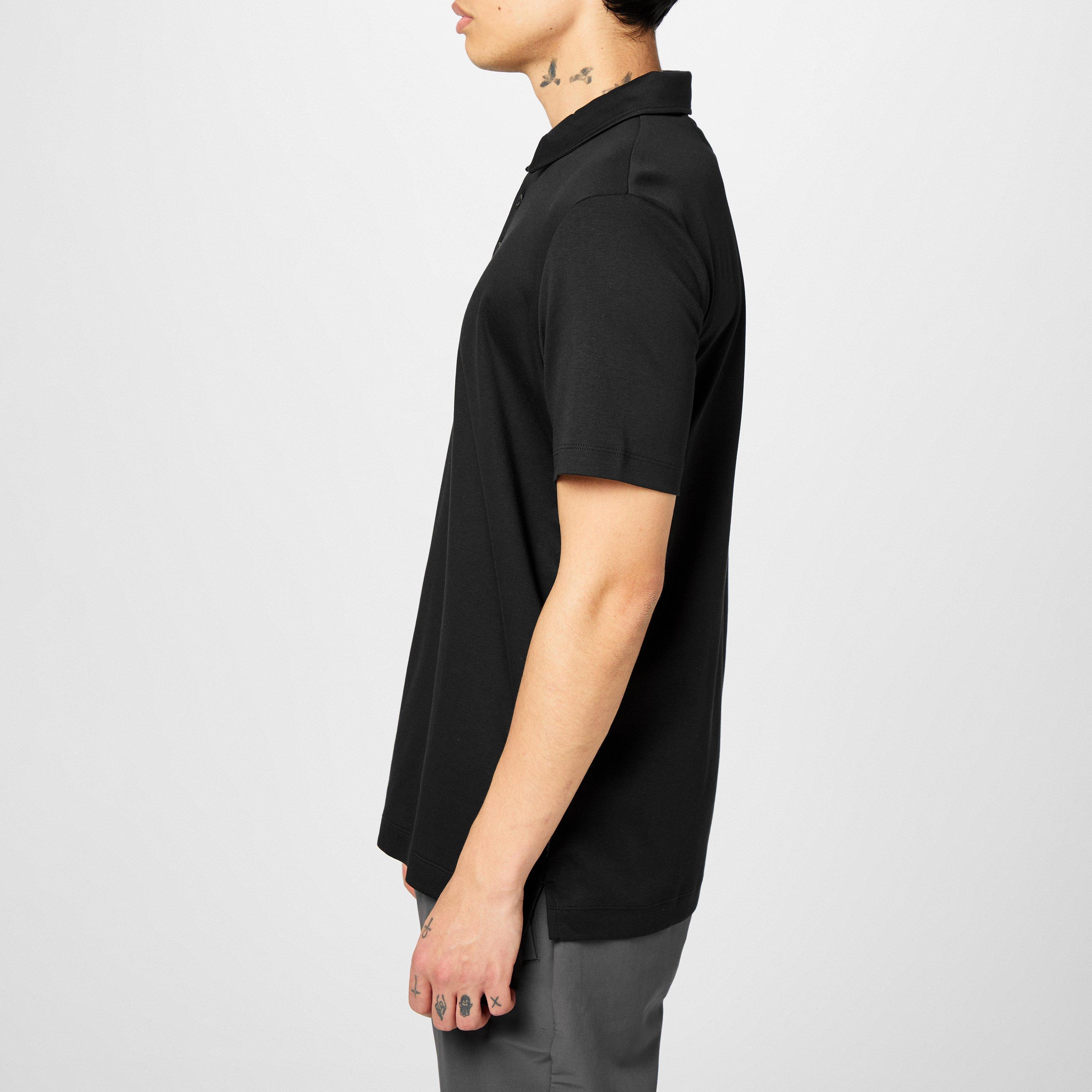Black 001 - Boss - Mens BOSS BLACK Short Sleeve Polo Shirt with Logo Detail - Slim Fit - 3