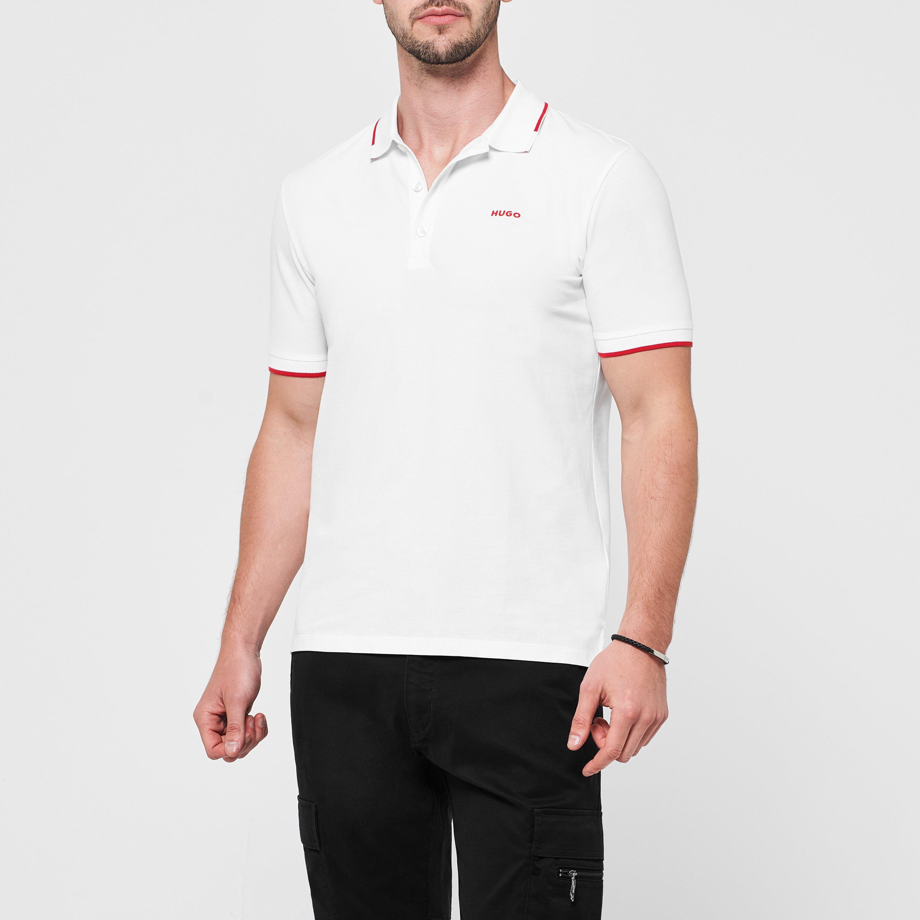 White 100 - Hugo - Dinoso Polo Shirt - 3
