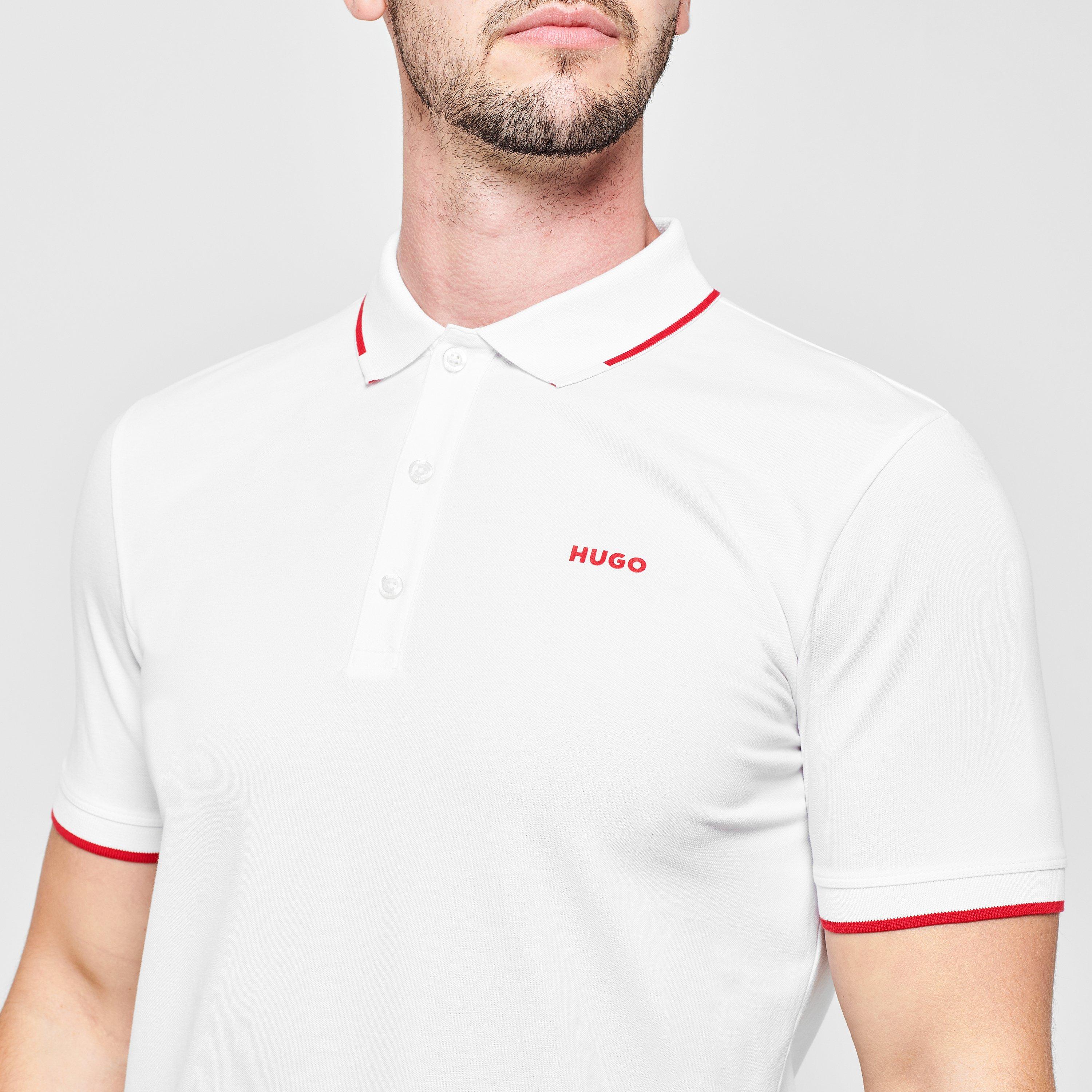 White 100 - Hugo - Dinoso Polo Shirt - 5
