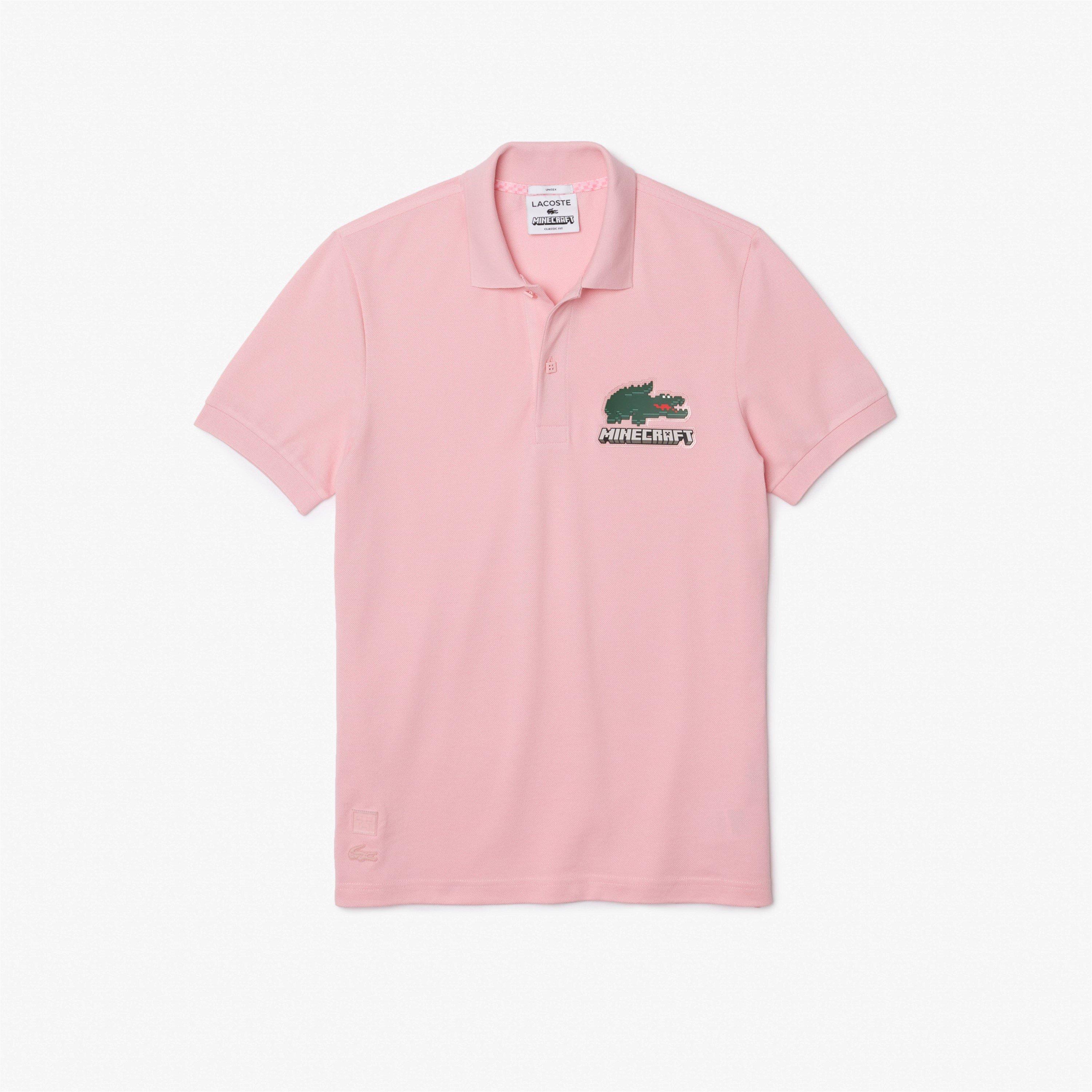 Pink 7SY - Lacoste - Minecraft Polo Shirt - 1