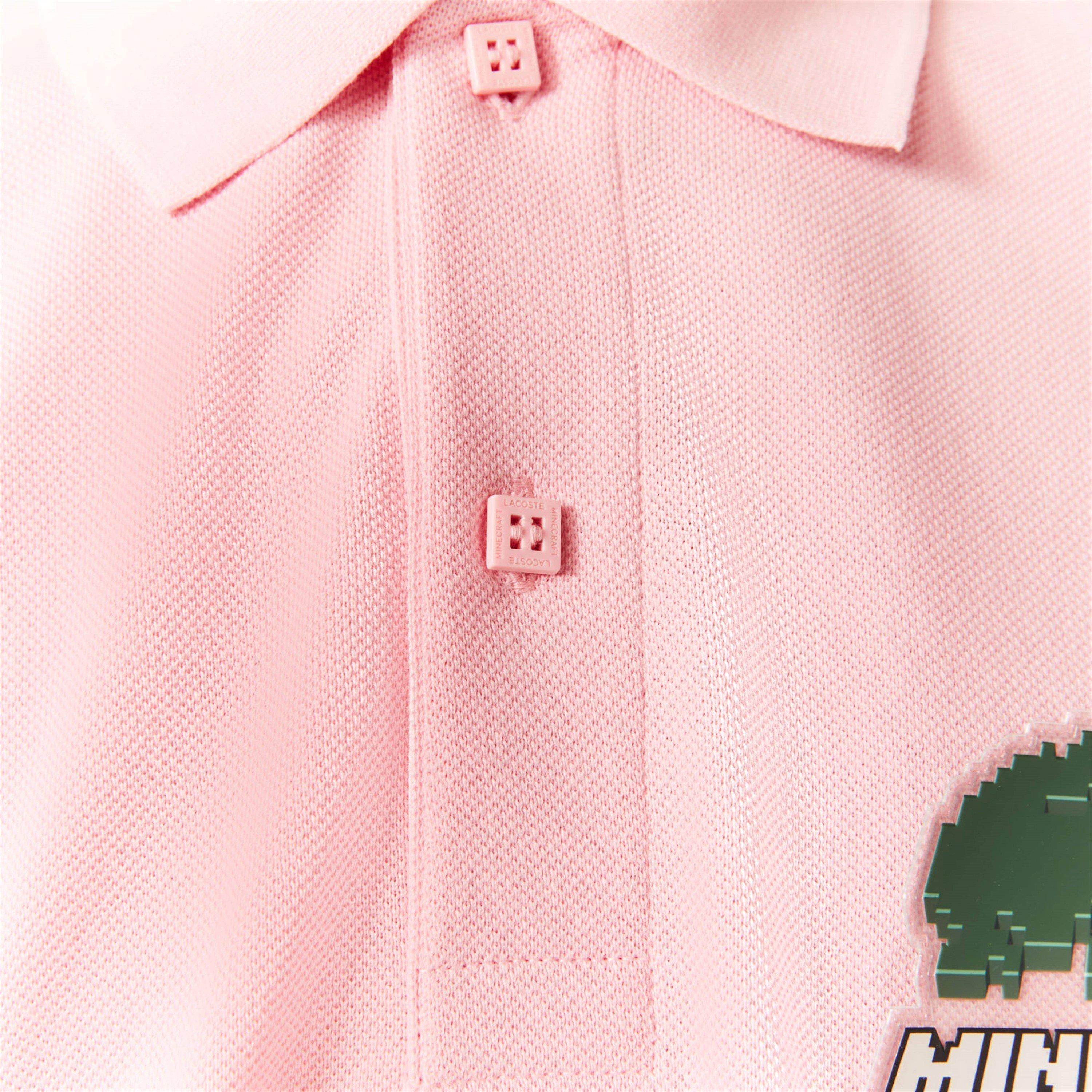 Pink 7SY - Lacoste - Minecraft Polo Shirt - 3