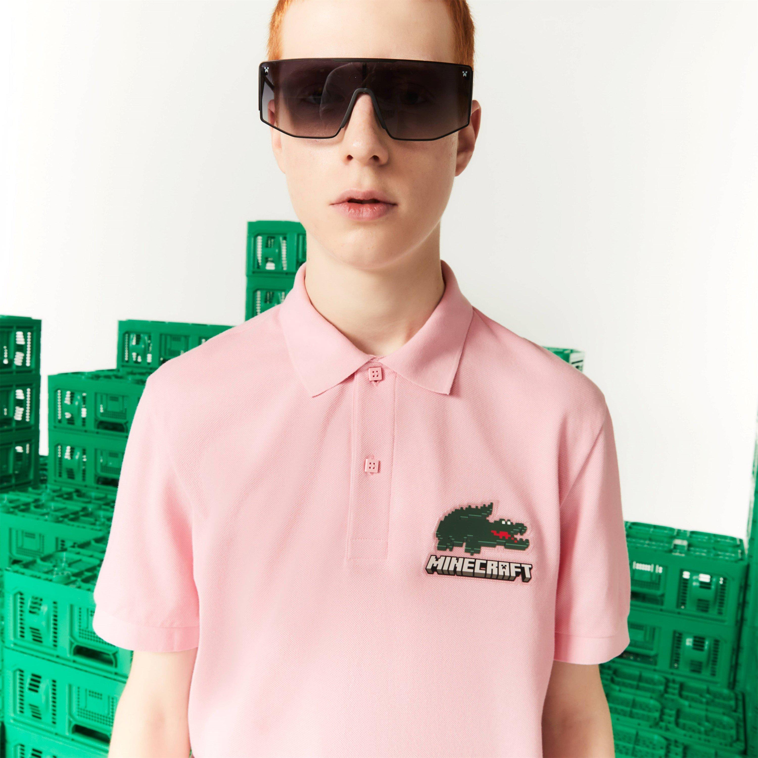 Pink 7SY - Lacoste - Minecraft Polo Shirt - 5