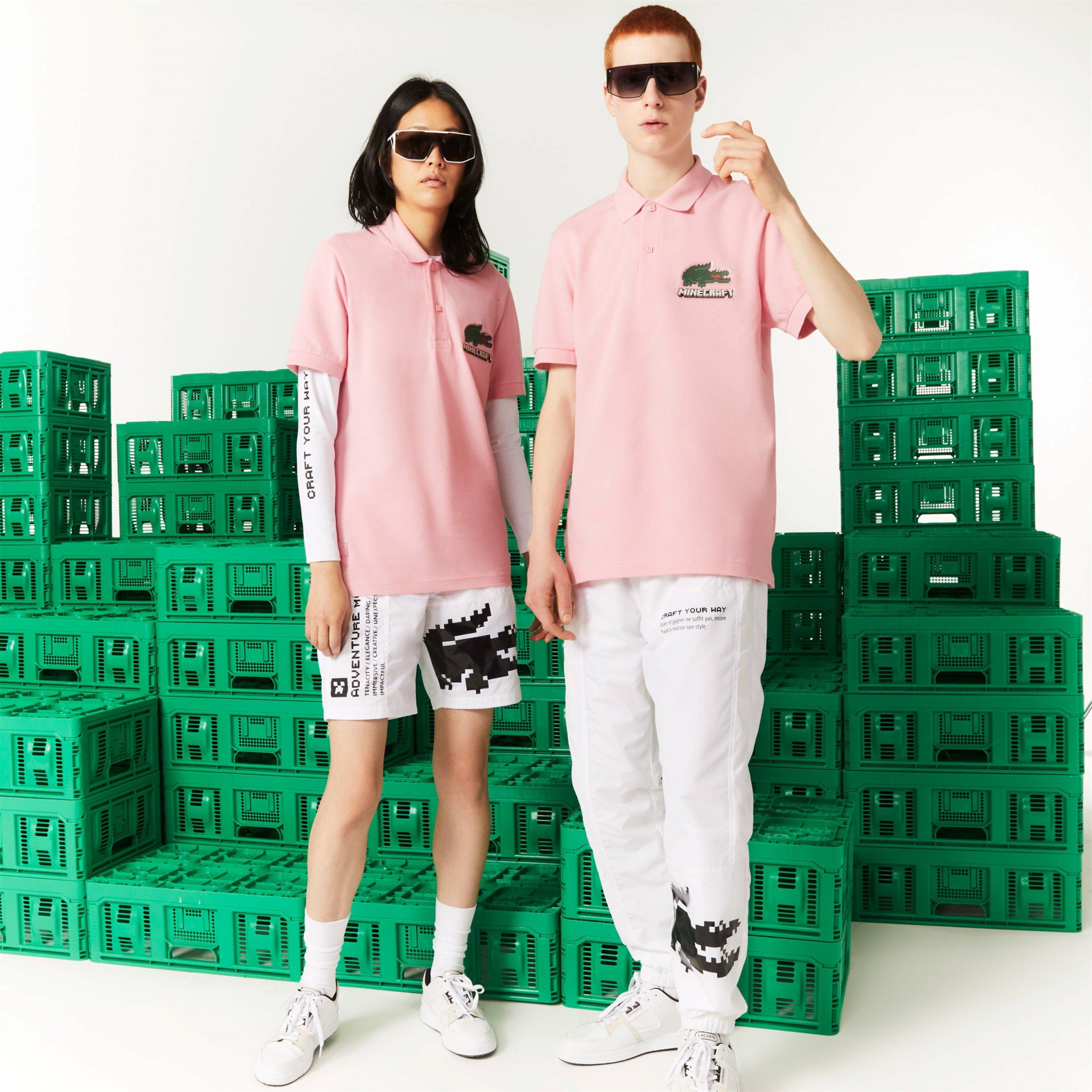Pink 7SY - Lacoste - Minecraft Polo Shirt - 8