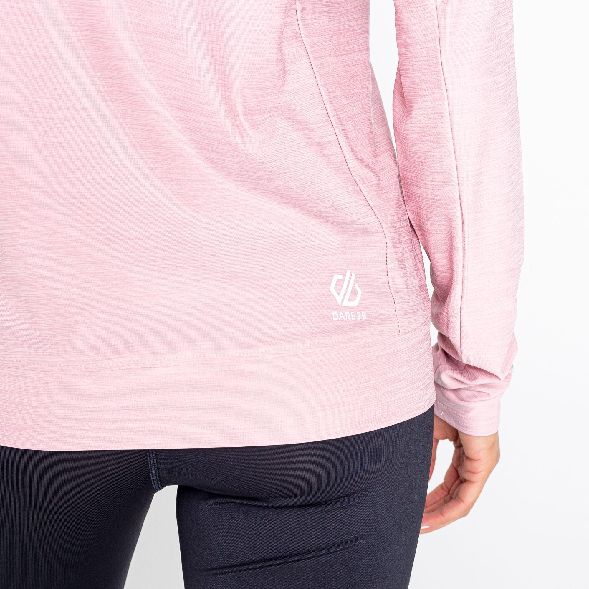 Powder Pink - Dare 2b - Womens Sprint Quick-Drying UPF 40+ Hoodie - 13