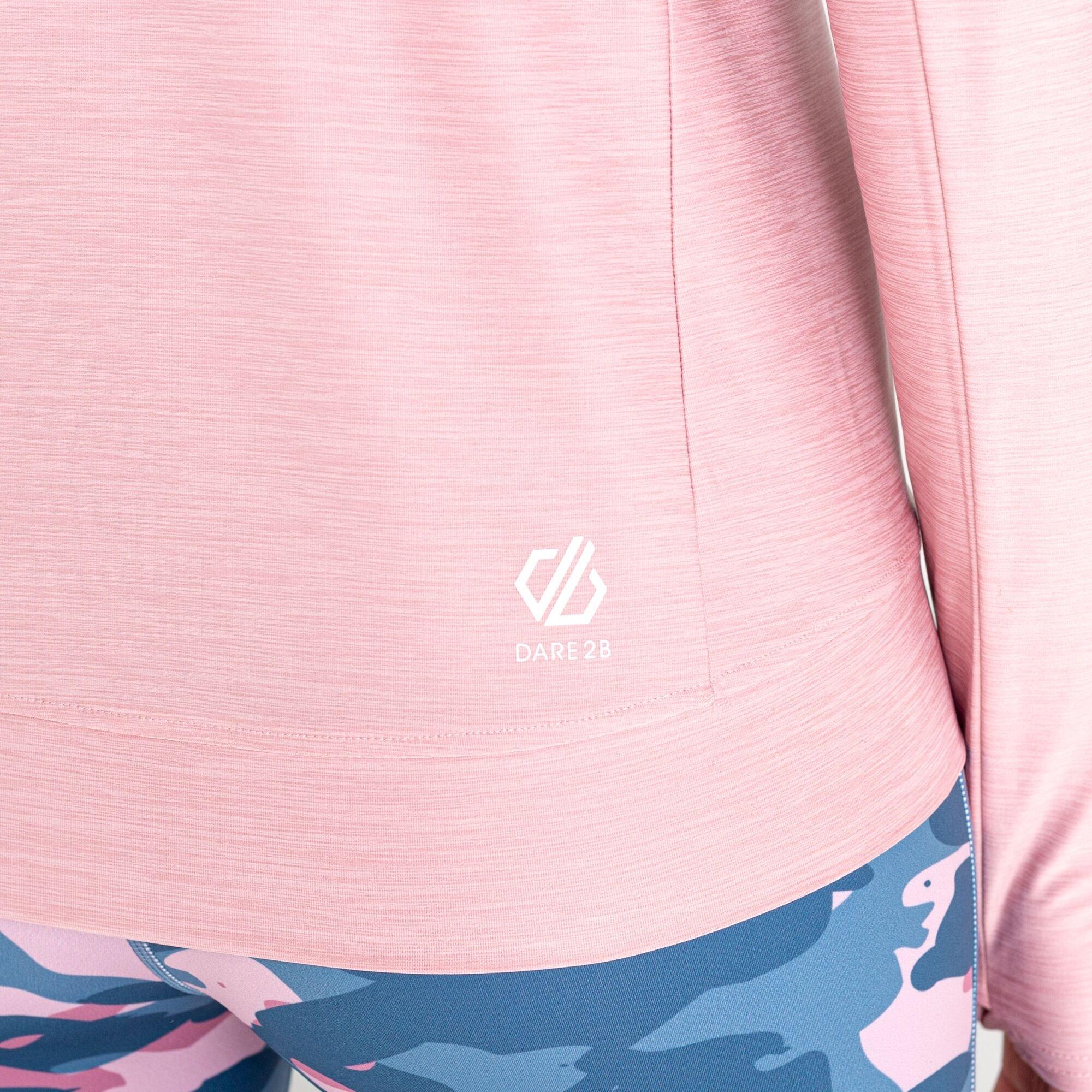 Powder Pink - Dare 2b - Womens Sprint Quick-Drying UPF 40+ Hoodie - 14
