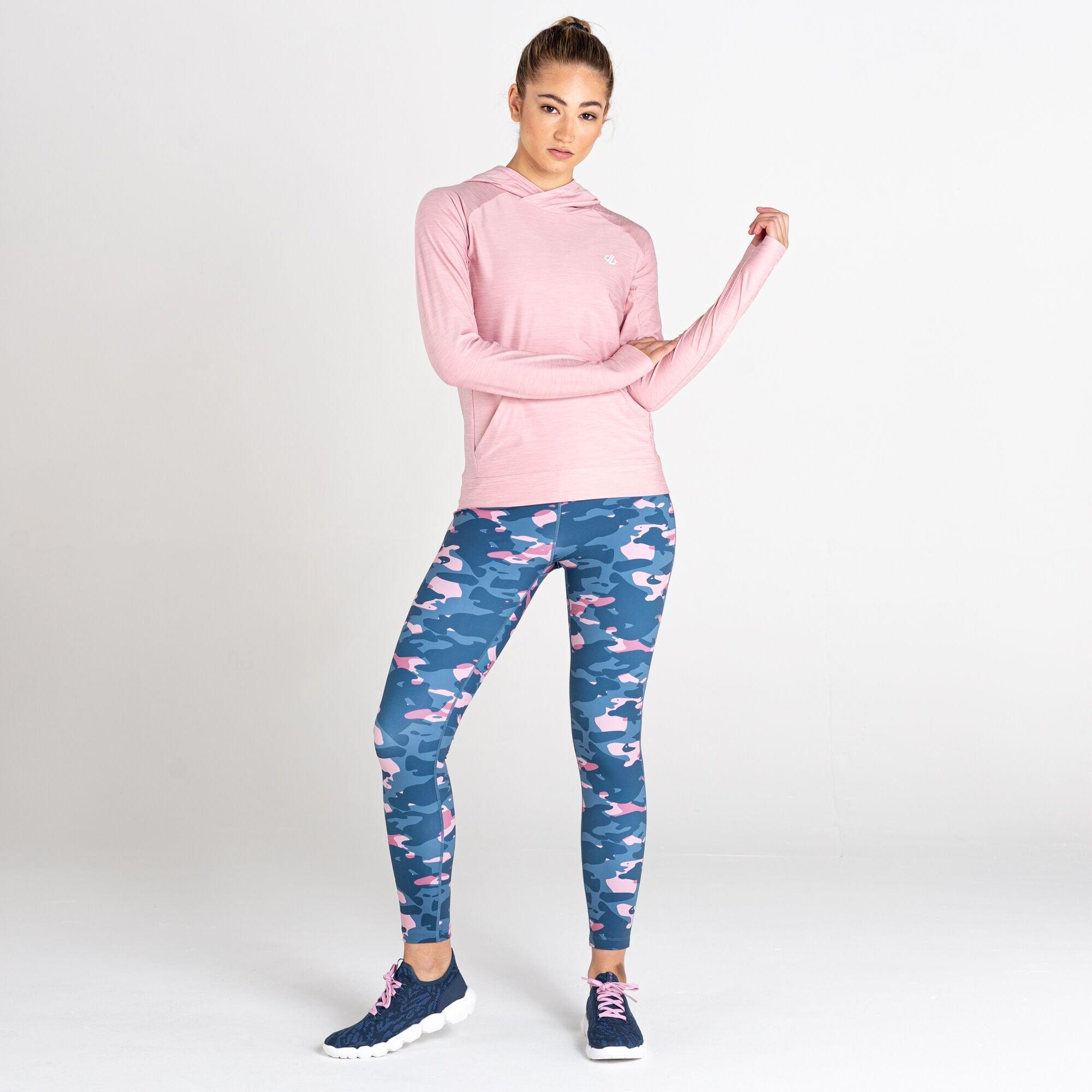 Powder Pink - Dare 2b - Womens Sprint Quick-Drying UPF 40+ Hoodie - 4