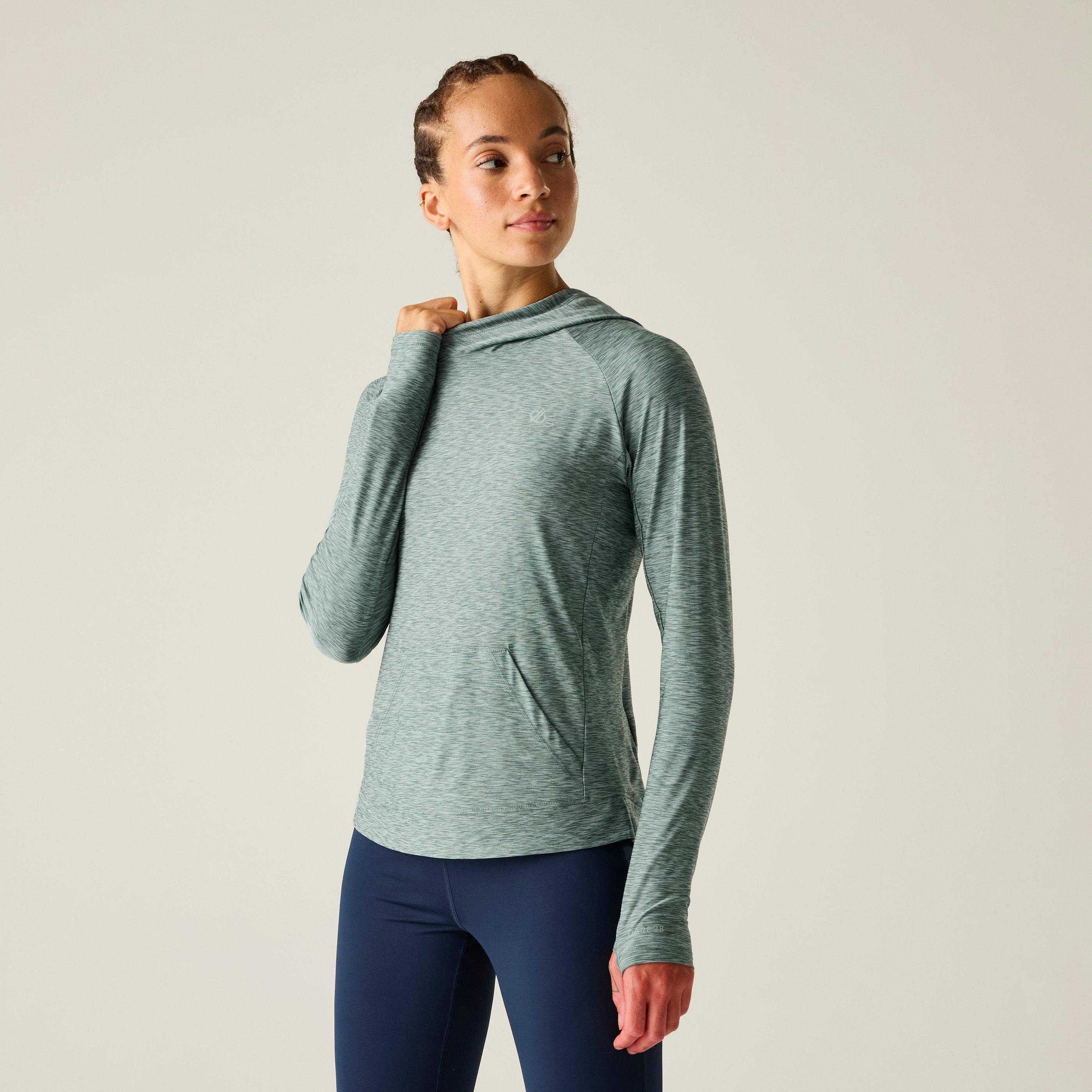 Dare 2B Women's Sprint Quick-Drying Upf 40+ Hoodie - Glaciergreen - 16