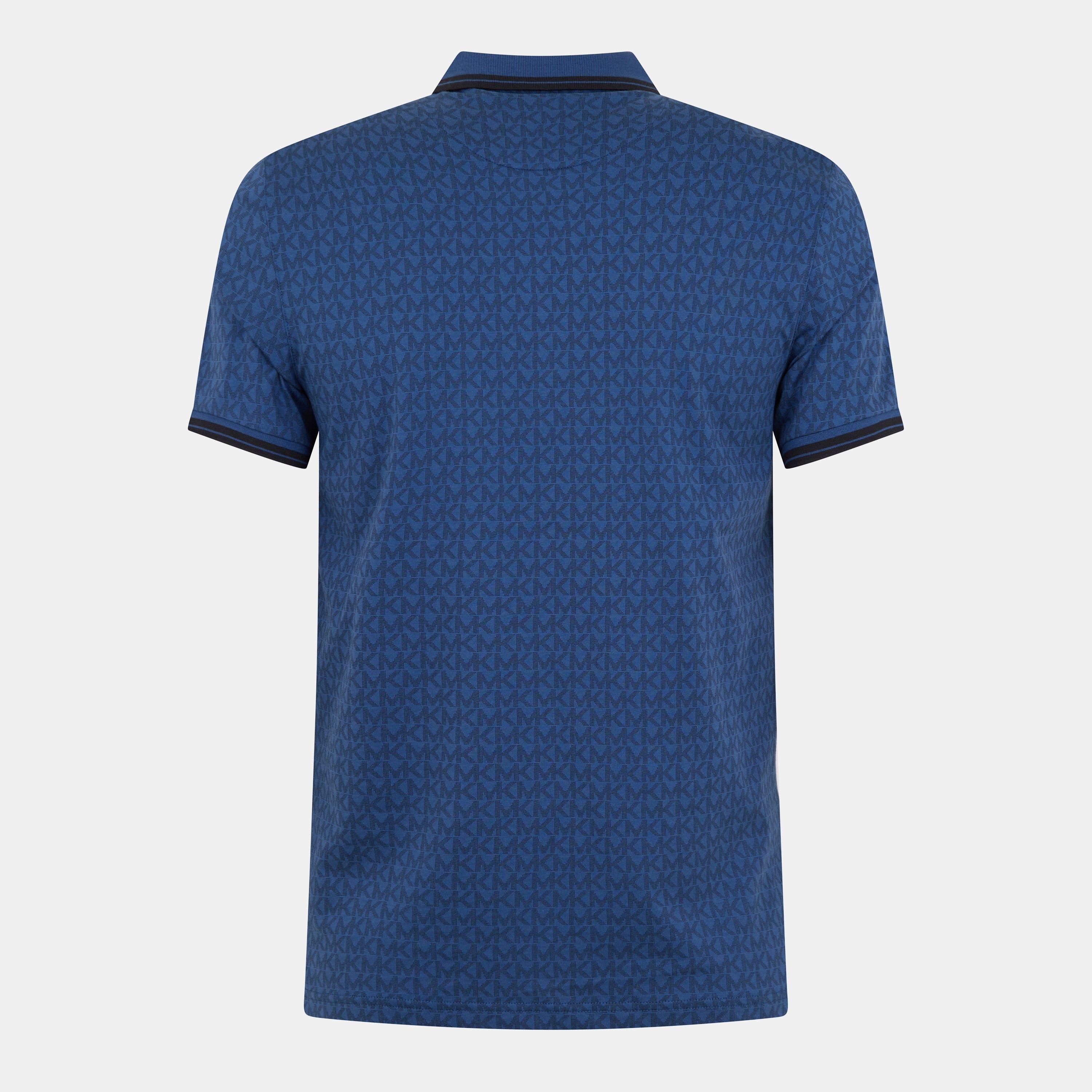 Danish Blue 575 - Michael Kors - Signature Greenwich Polo Shirt - 2