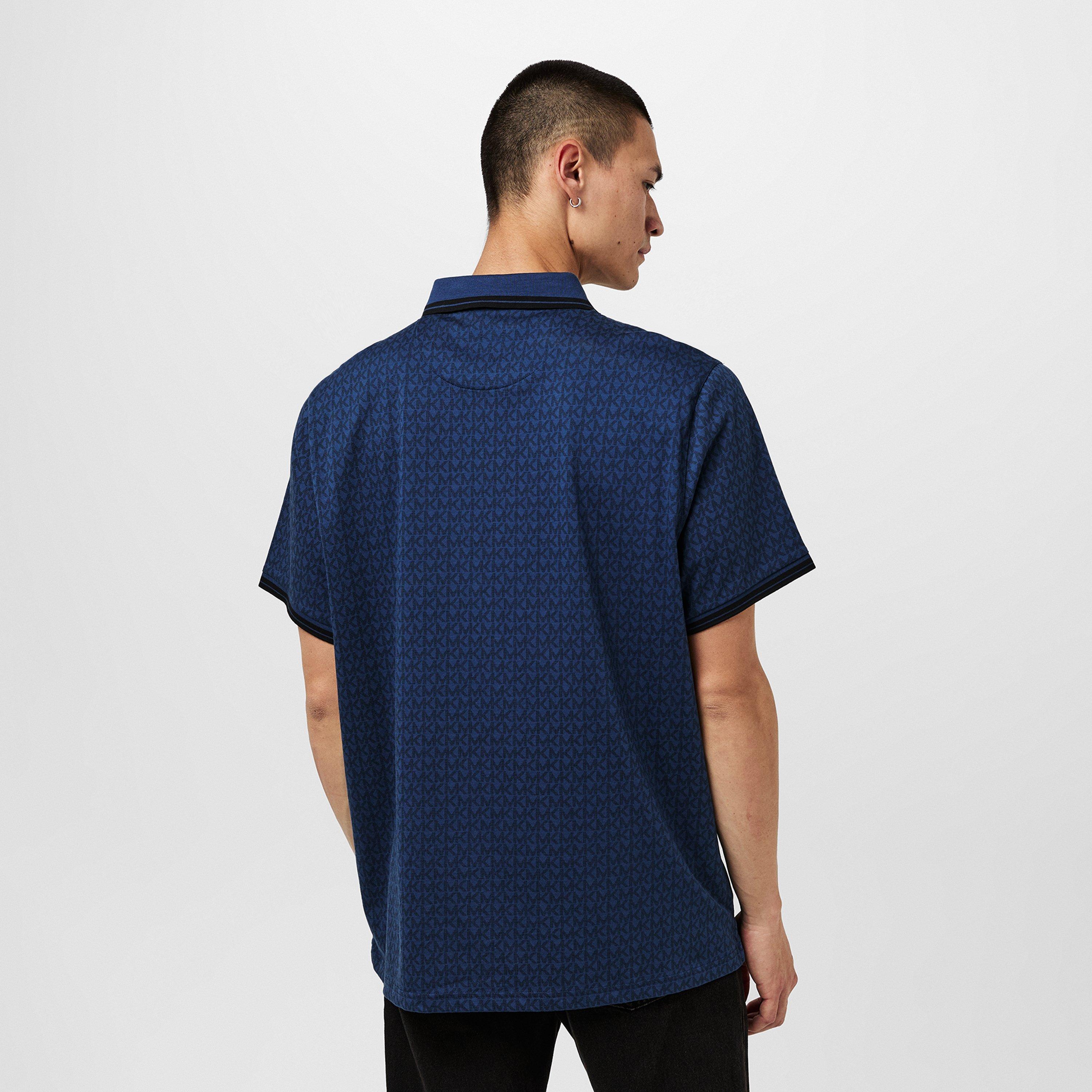 Danish Blue 575 - Michael Kors - Signature Greenwich Polo Shirt - 4