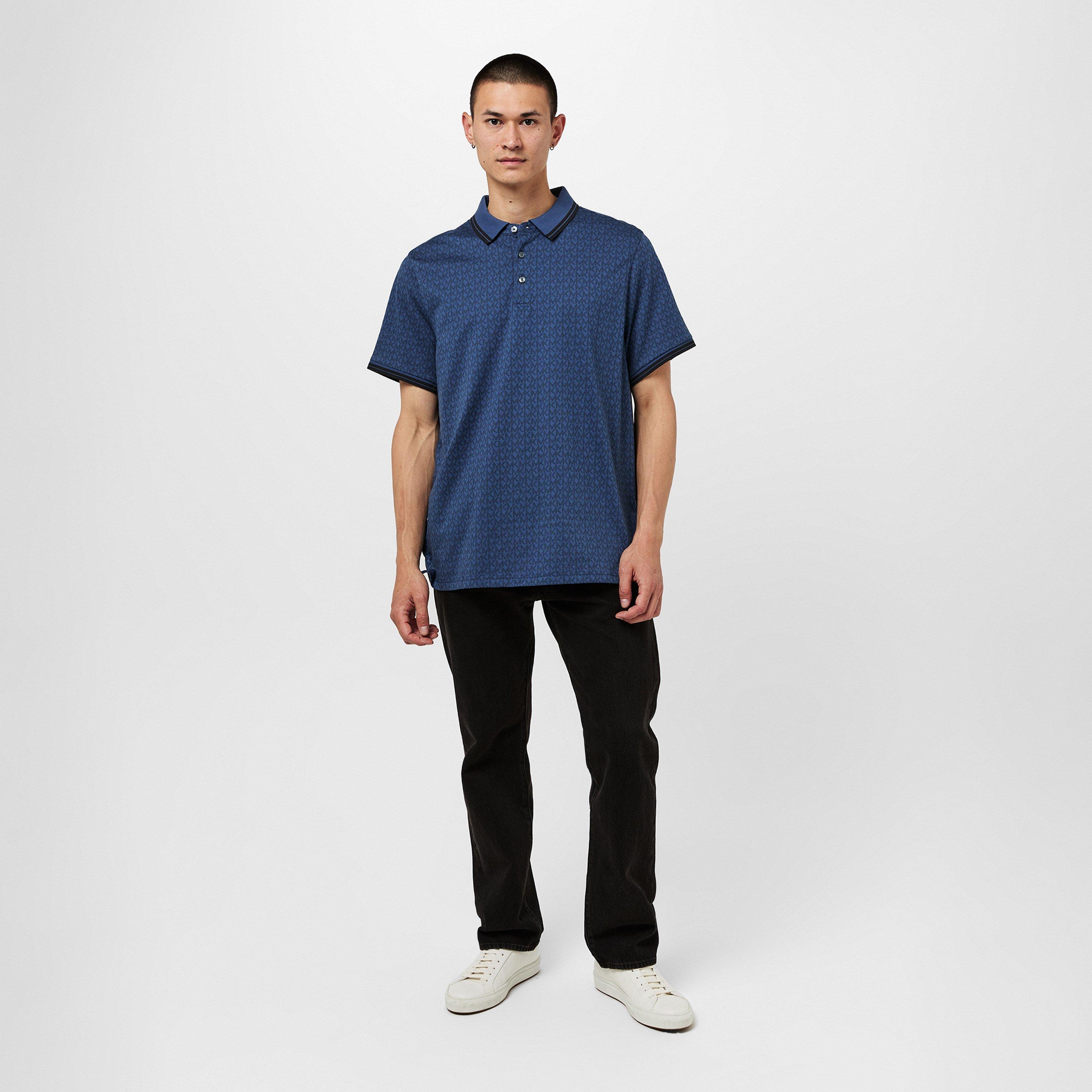 Danish Blue 575 - Michael Kors - Signature Greenwich Polo Shirt - 6