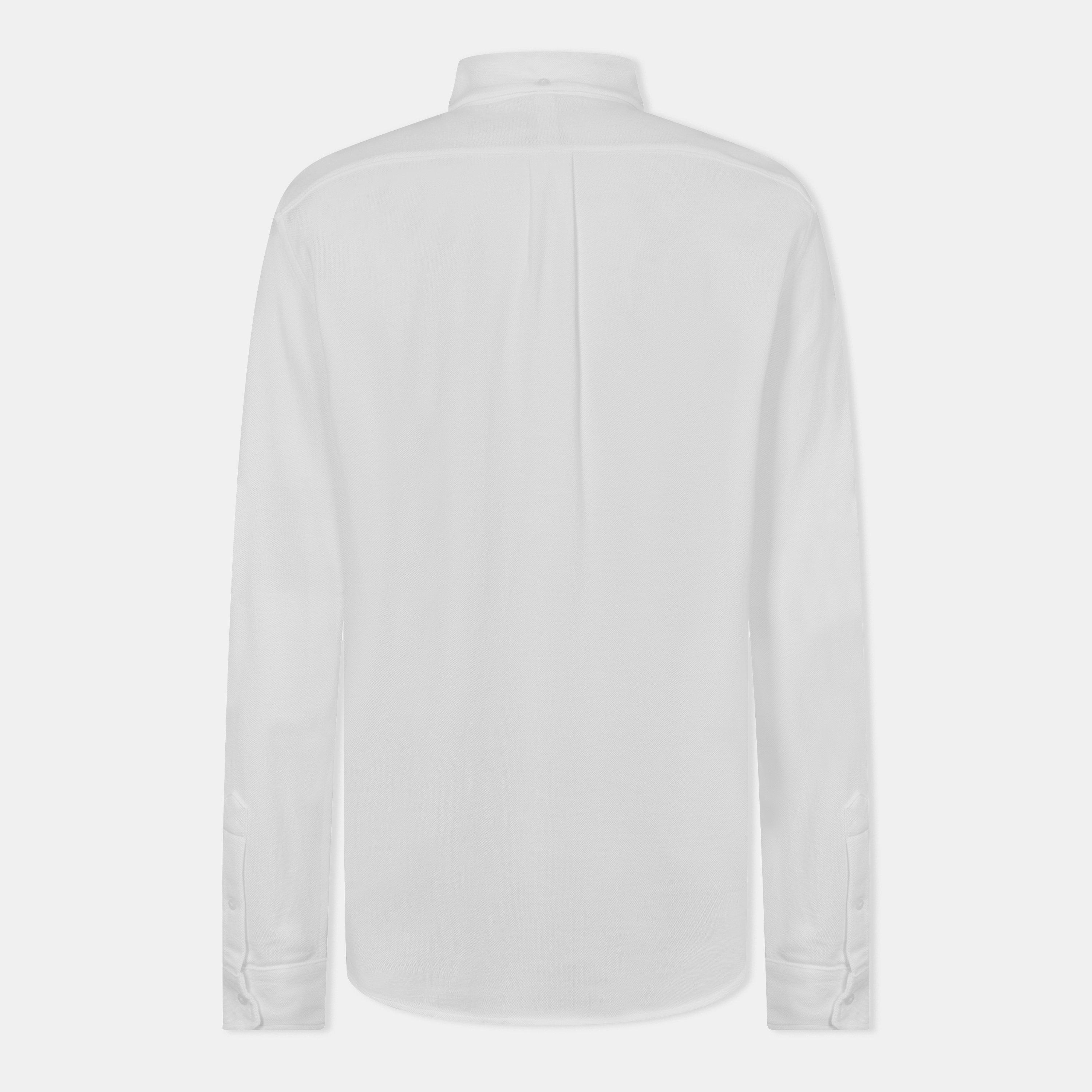 White - Polo Ralph Lauren - Men's Pocket Long-Sleeve Polo Shirt - 2