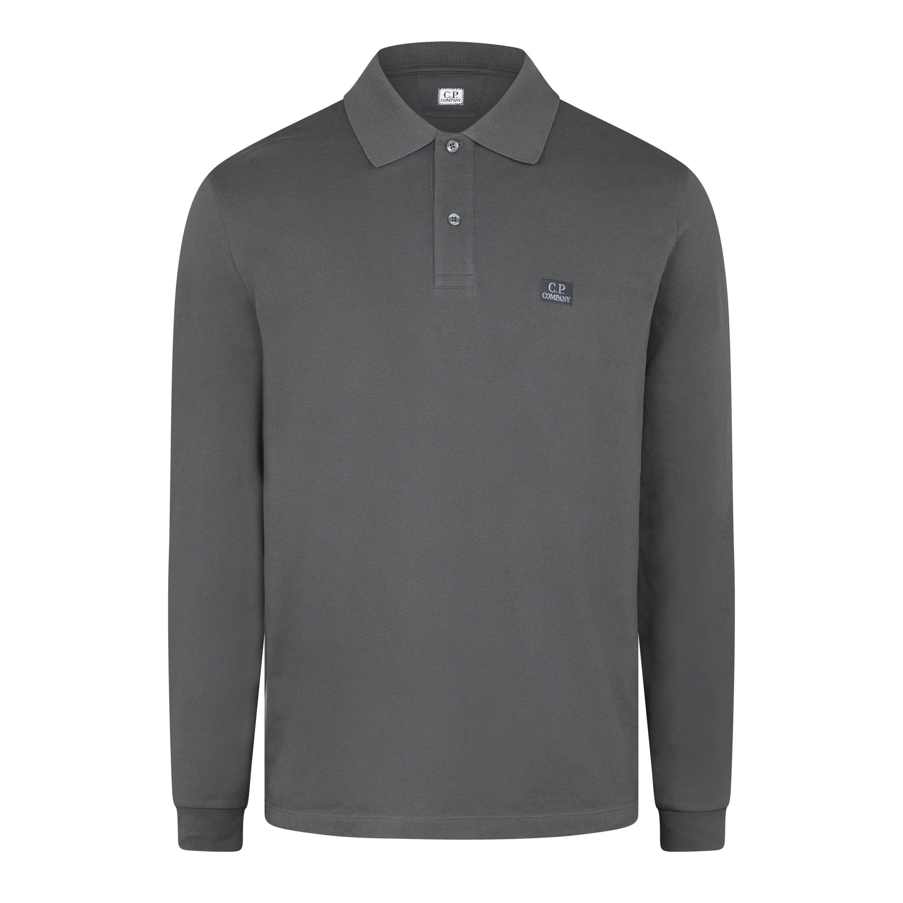 Charcoal 985 - CP Company - CP Polo Long Sleeve Sn99 - 1