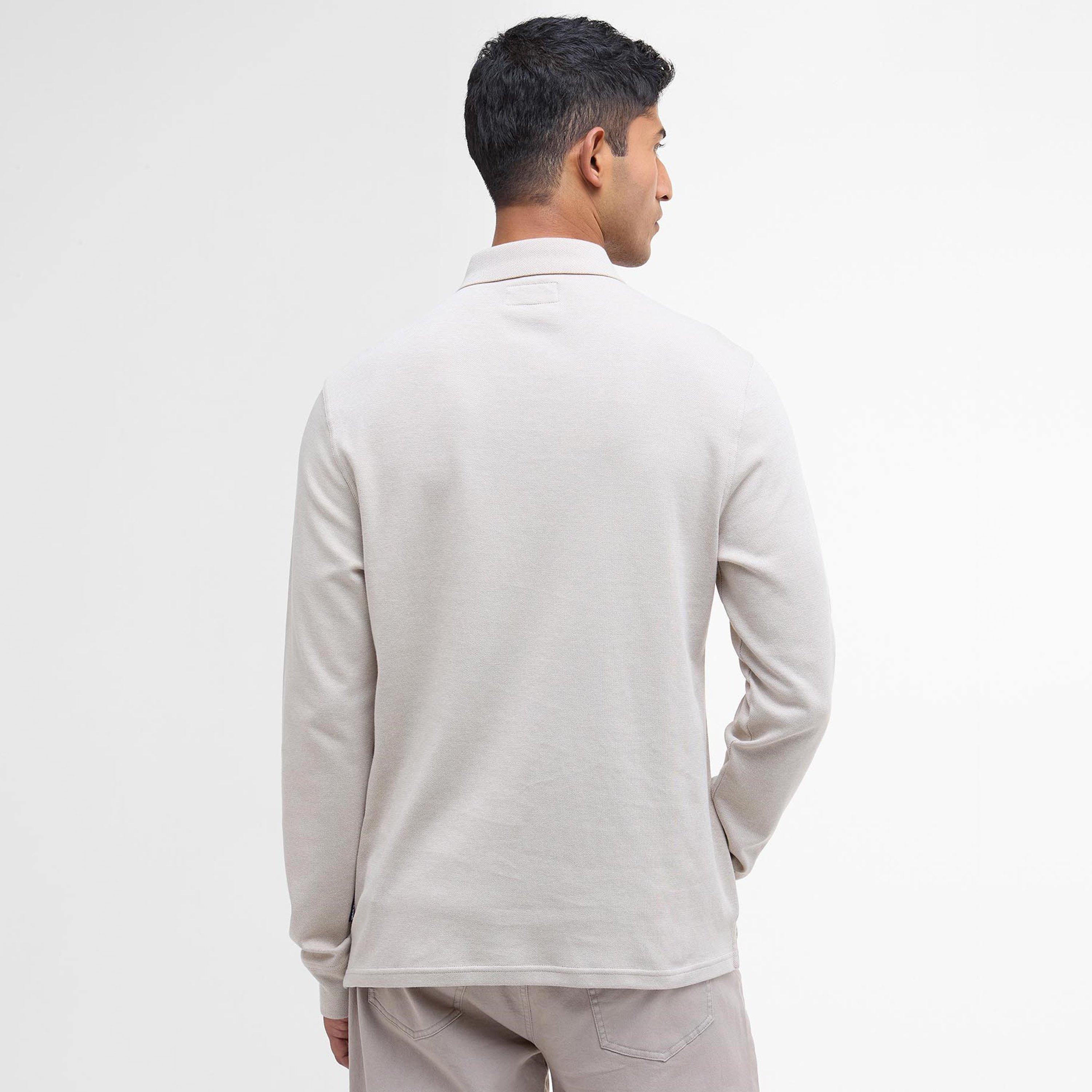 Stone ST17 - Barbour - Farmwell Tailored Long-Sleeved Polo Shirt - 3