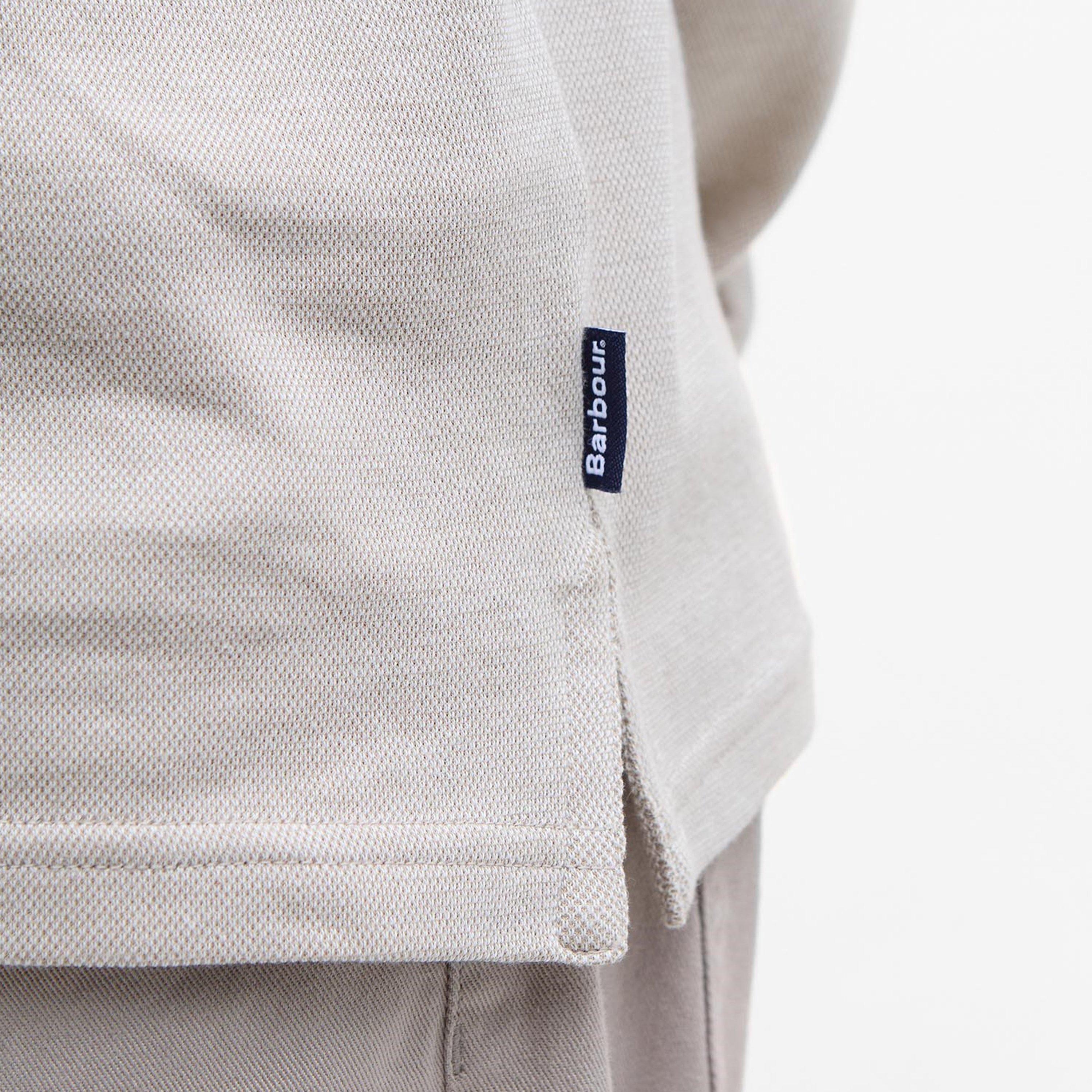 Stone ST17 - Barbour - Farmwell Tailored Long-Sleeved Polo Shirt - 5