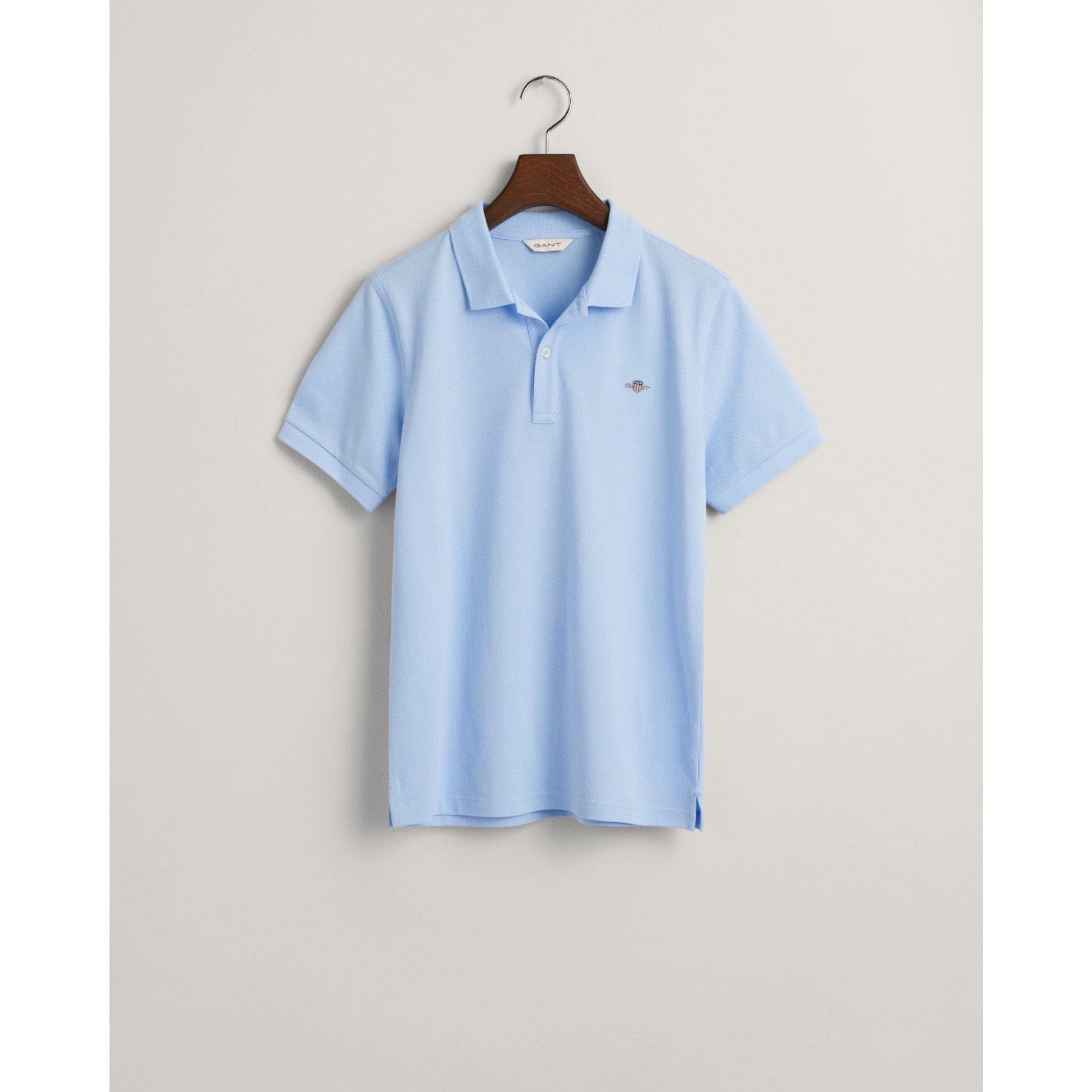 Shade Blue 426 - Gant - Teens Tipped Piqué Polo Shirt