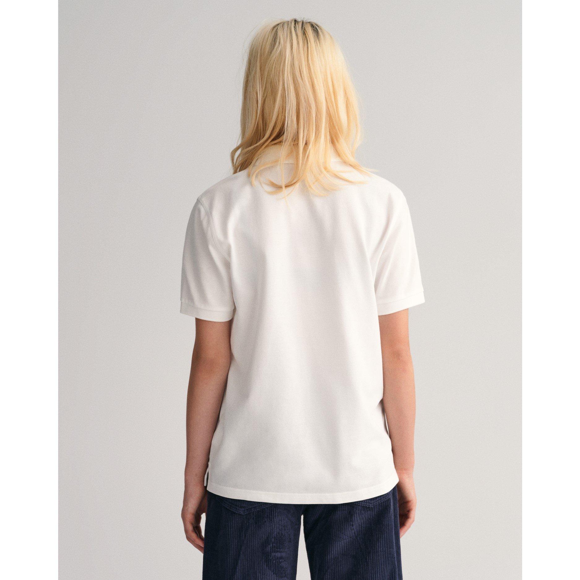 Branco 110 - Gant - Teens Tipped Piqué Polo Shirt - 3
