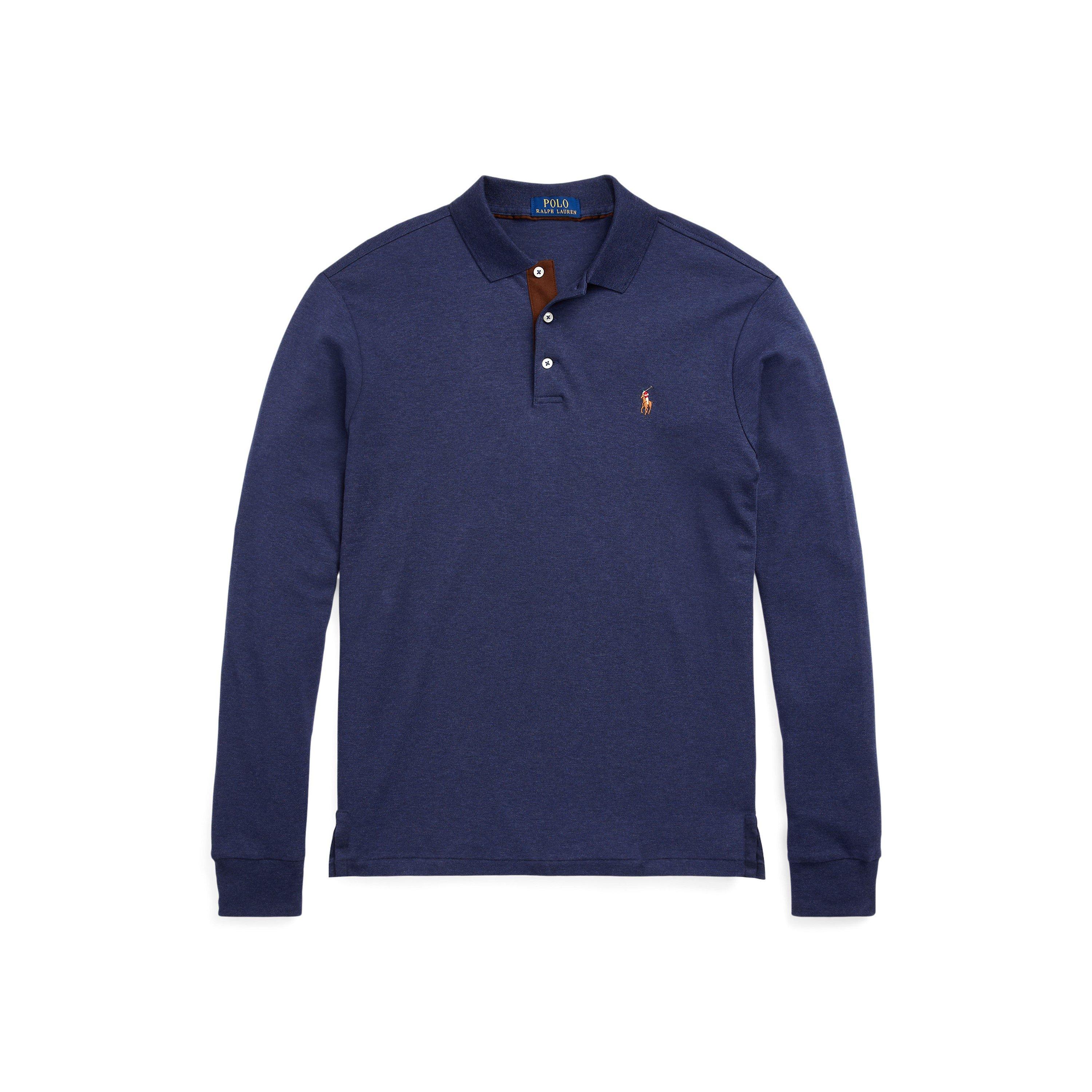Polo Ralph Lauren Pima Polo Shirt - Spring Navy - S