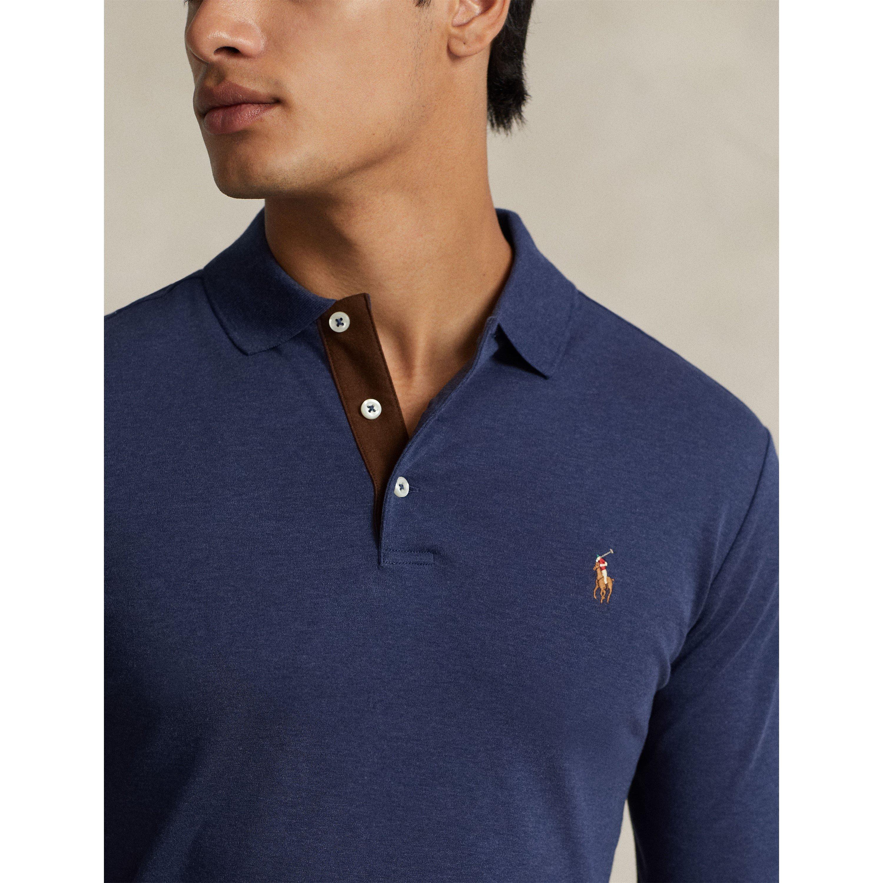Spring Navy - Polo Ralph Lauren - Pima Polo Shirt - 4