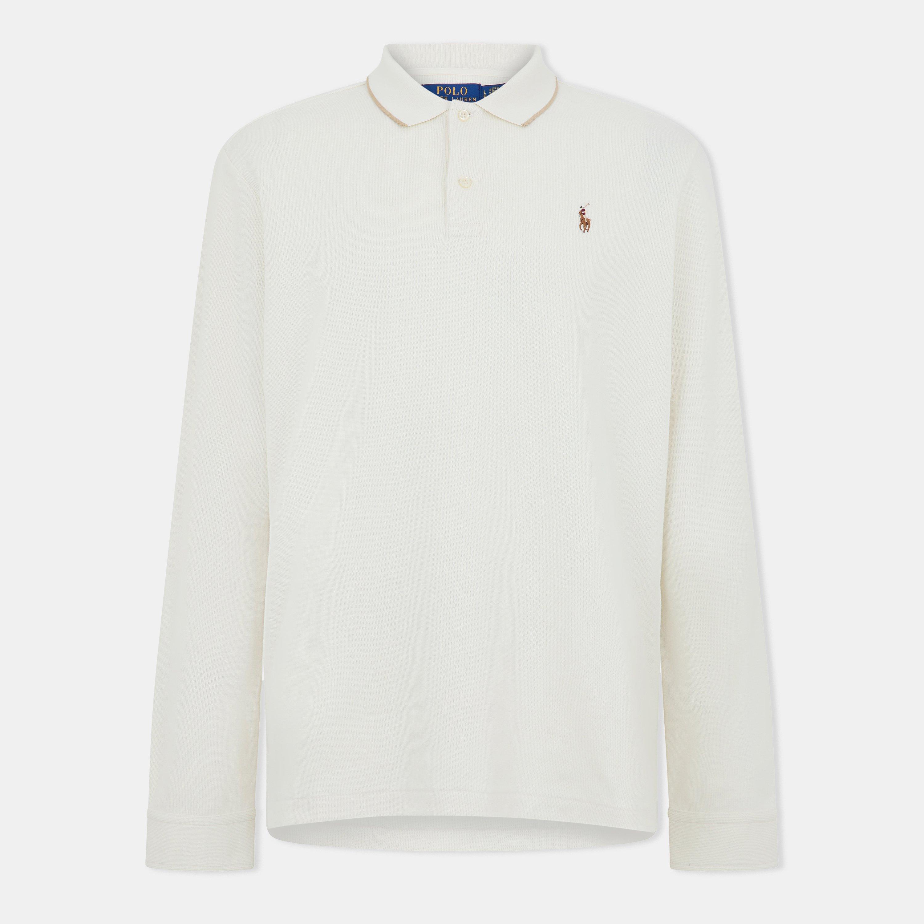 Polo Ralph Lauren Men's Parcht Cream Long Sleeve Shirt - 2XL