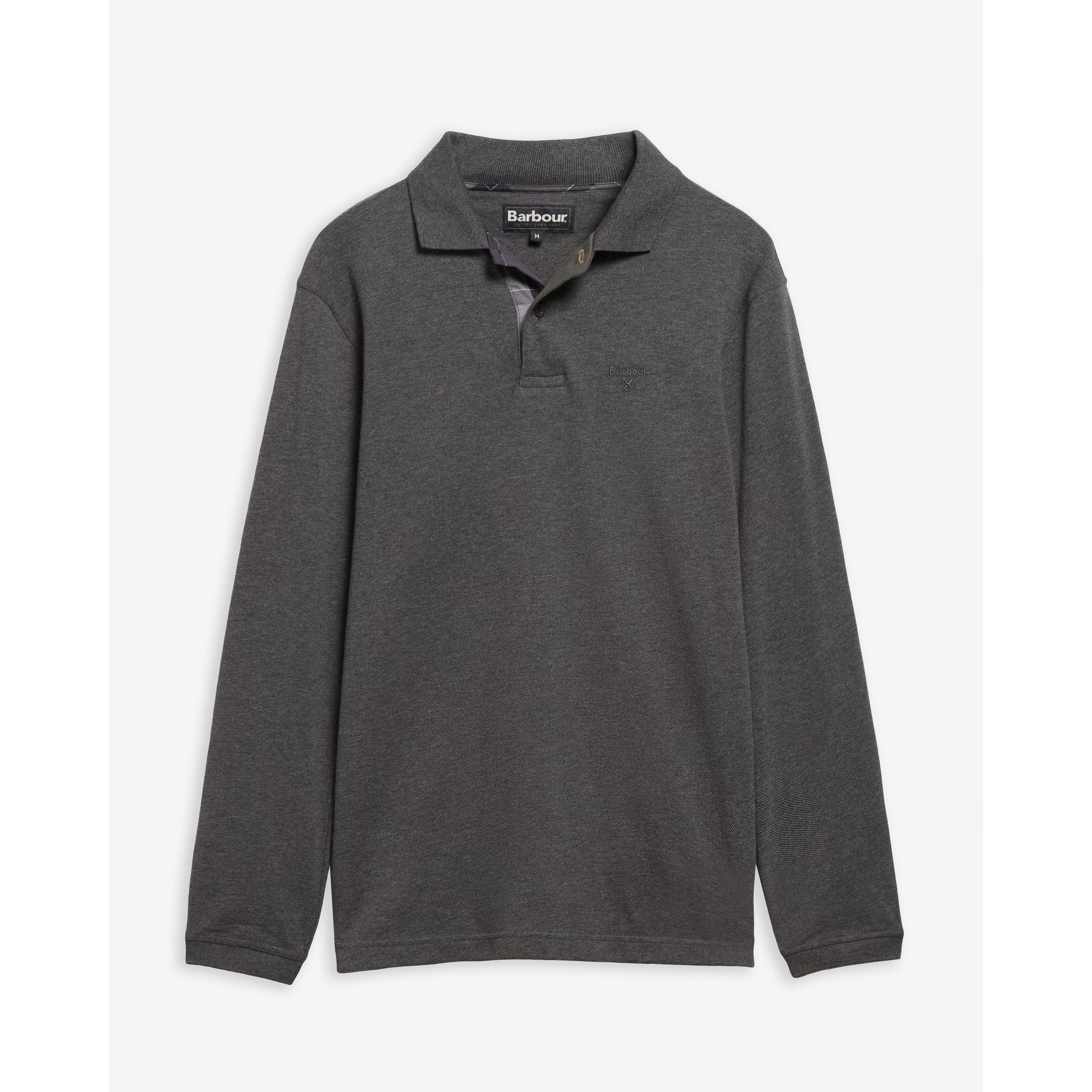Barbour Mens Essentials Long Sleeve Polo Shirt