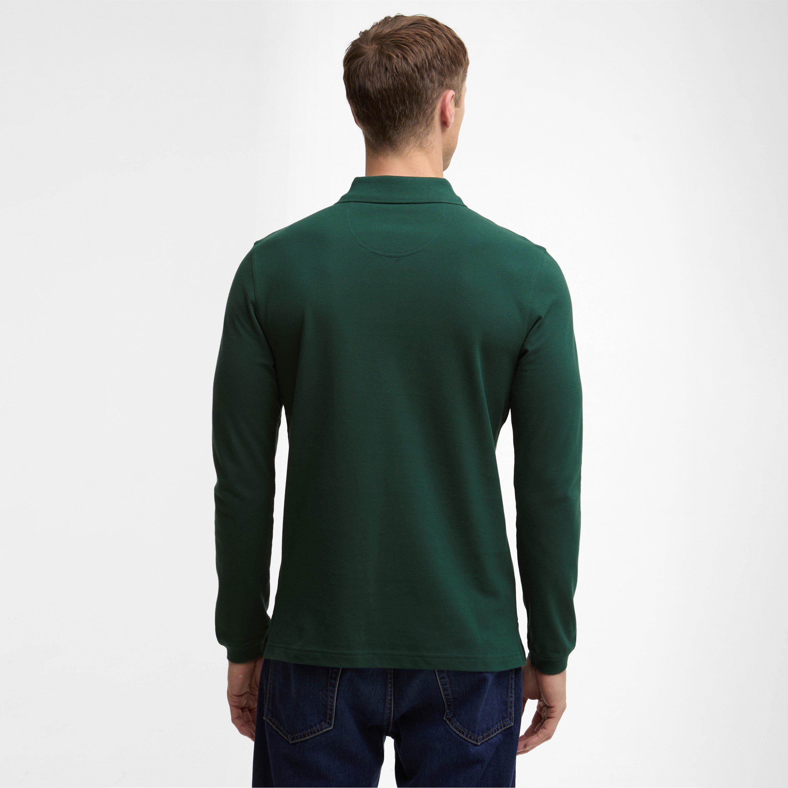 Seaweed GN73 - Barbour - Mens Long Sleeve Polo Shirt - 3